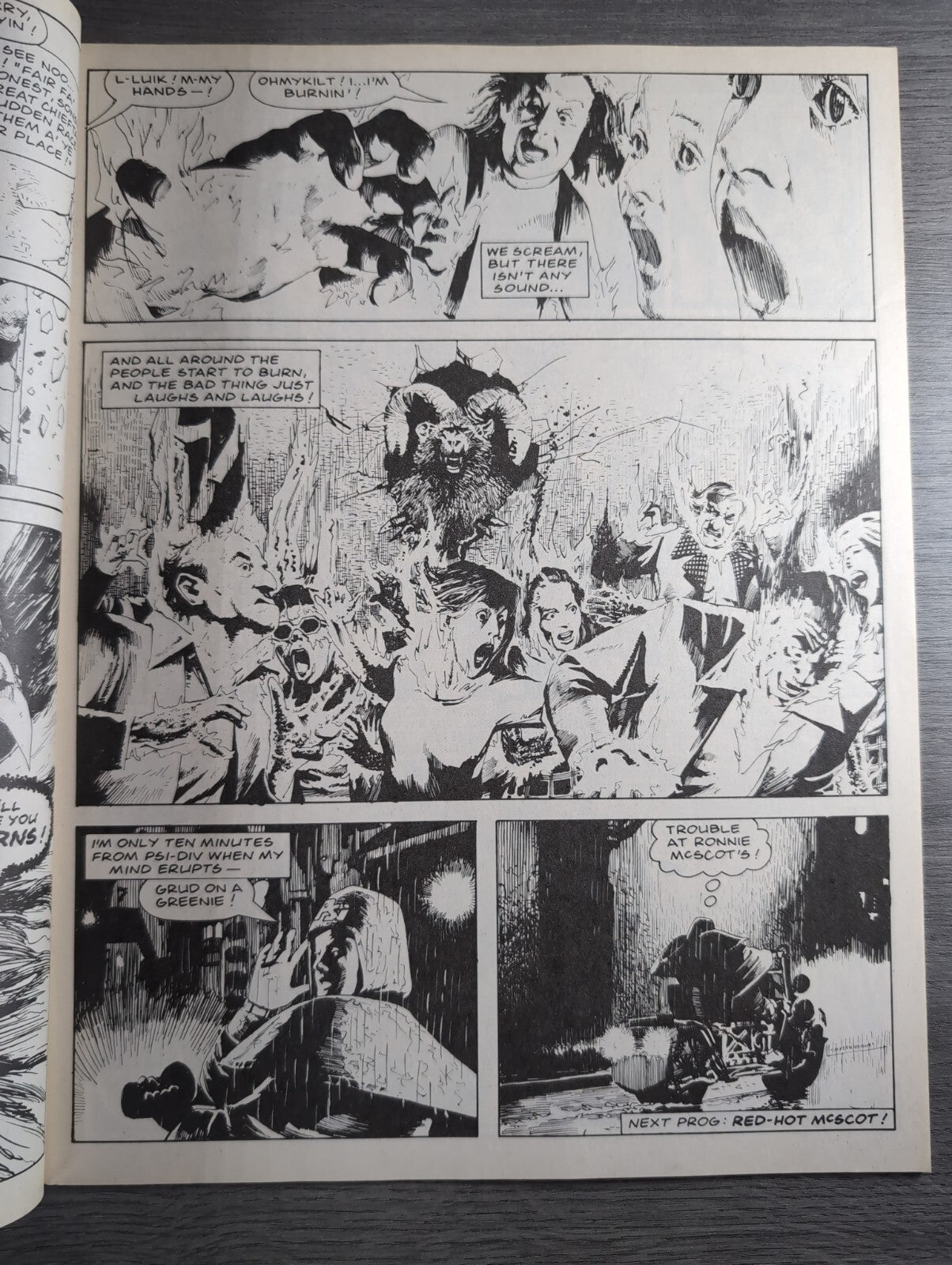 2000AD Prog 636 Featuring Judge Dread Comic 22nd July 1989 Vintage Retro Comic