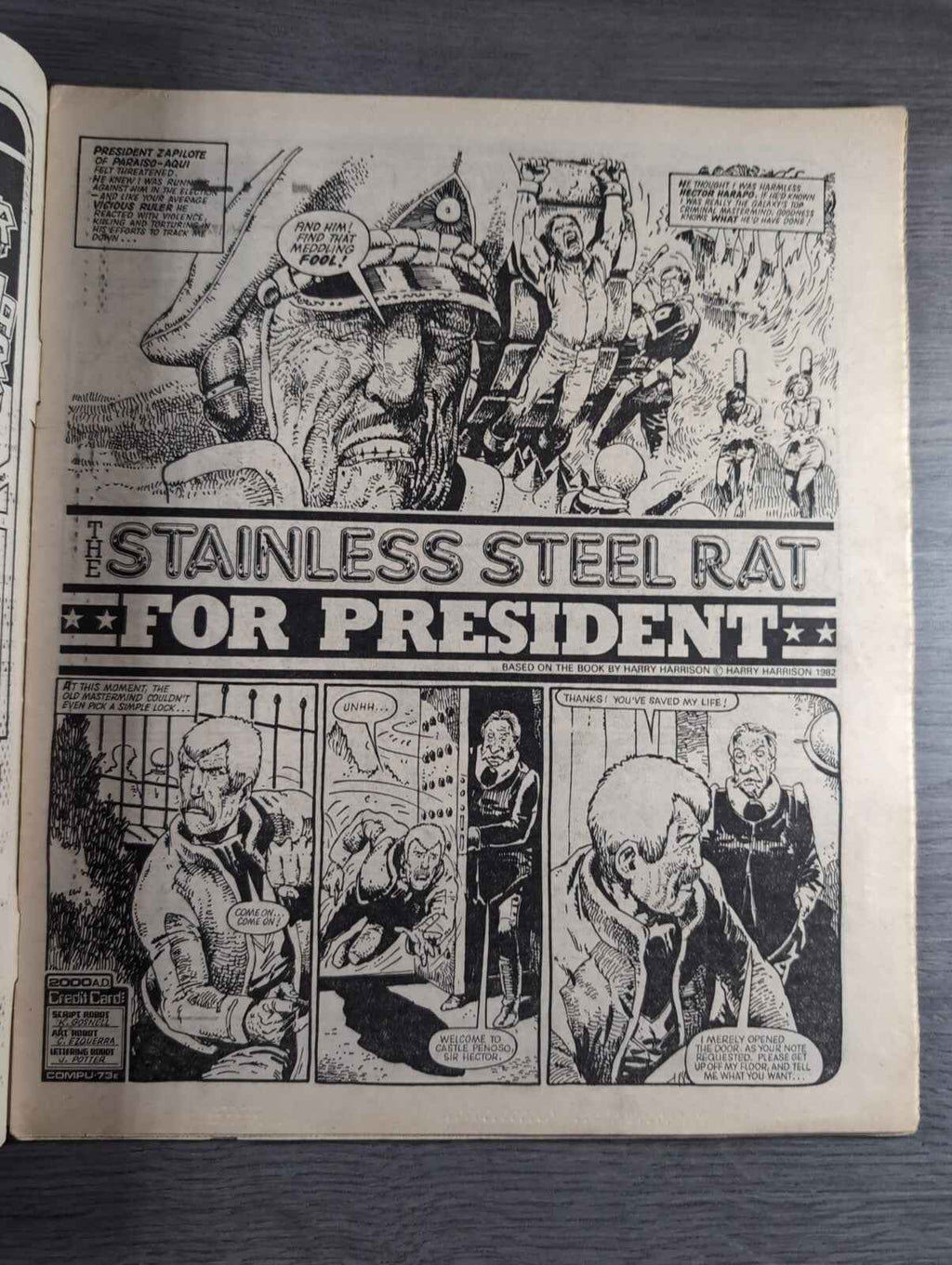 2000AD Prog 399 Featuring Judge Dread Comic 5th Jan 1985  Vintage Retro Comic
