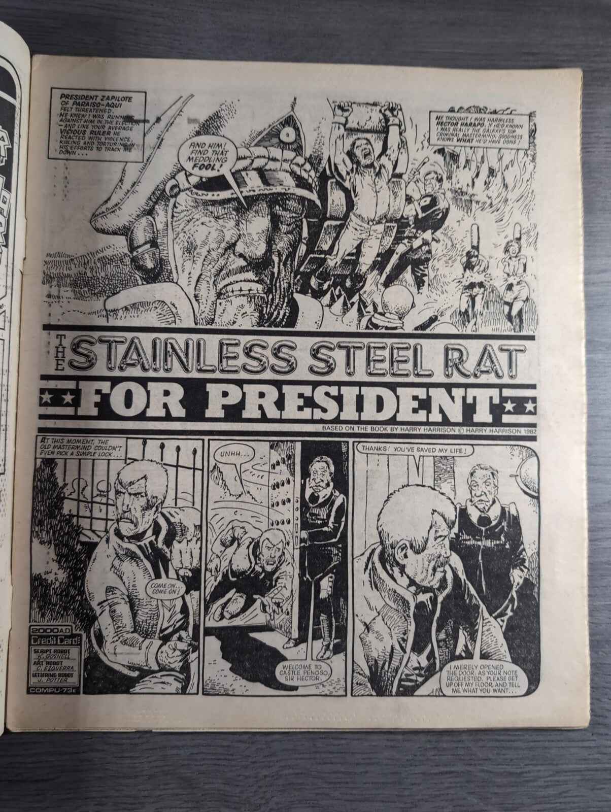 2000AD Prog 399 Featuring Judge Dread Comic 5th Jan 1985  Vintage Retro Comic