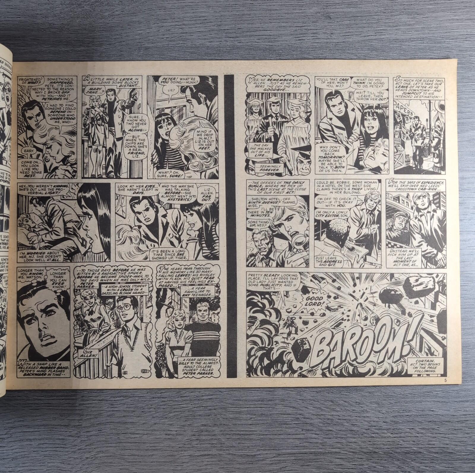 Super Spider-Man With The Super Heroes No. 181 Marvel Comics 26th July 1976