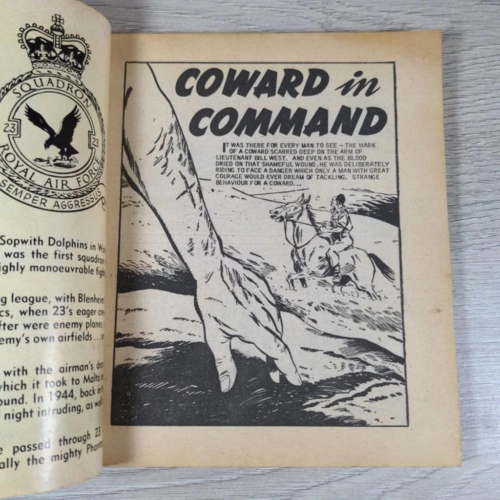 Commando Comic Issue Number 1048 Coward In Command Vintage Comic - Retrorama UK