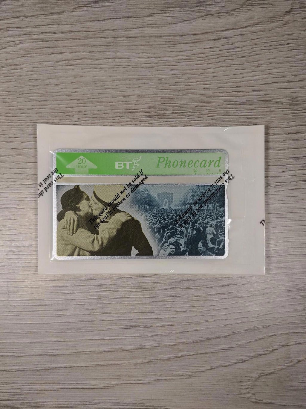 BT Phonecard 20 Units £2 The Time Of Our Lives 50th Anniversary Of VE Day Unused - Retrorama UK