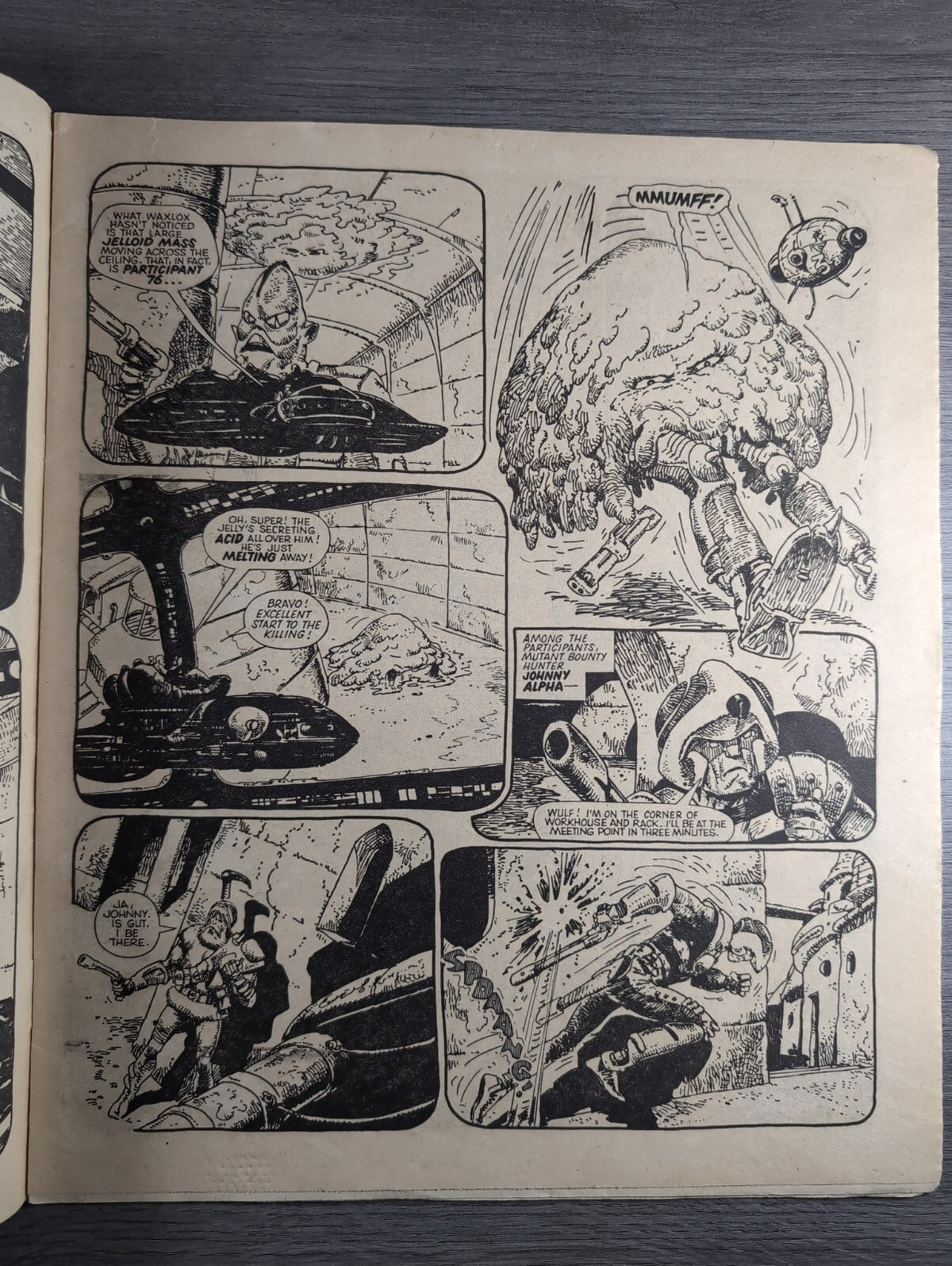 2000AD Prog 351 Featuring Judge Dredd Comic 14th Jan 1984 Vintage Retro Comic