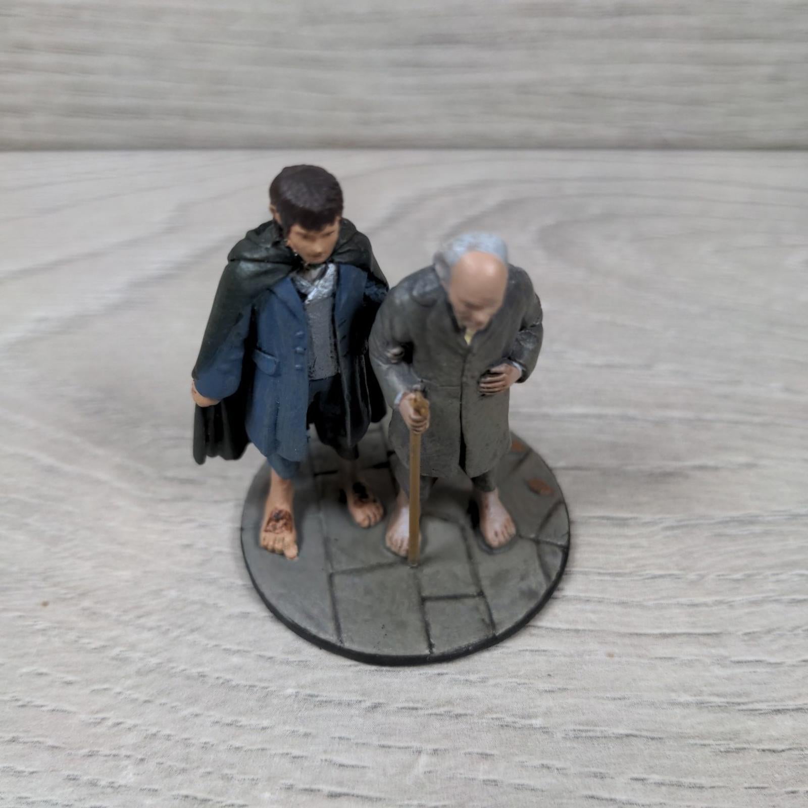 Eaglemoss Bilbo & Frodo Lord of the Rings Collectors Models Metal Figure 2006