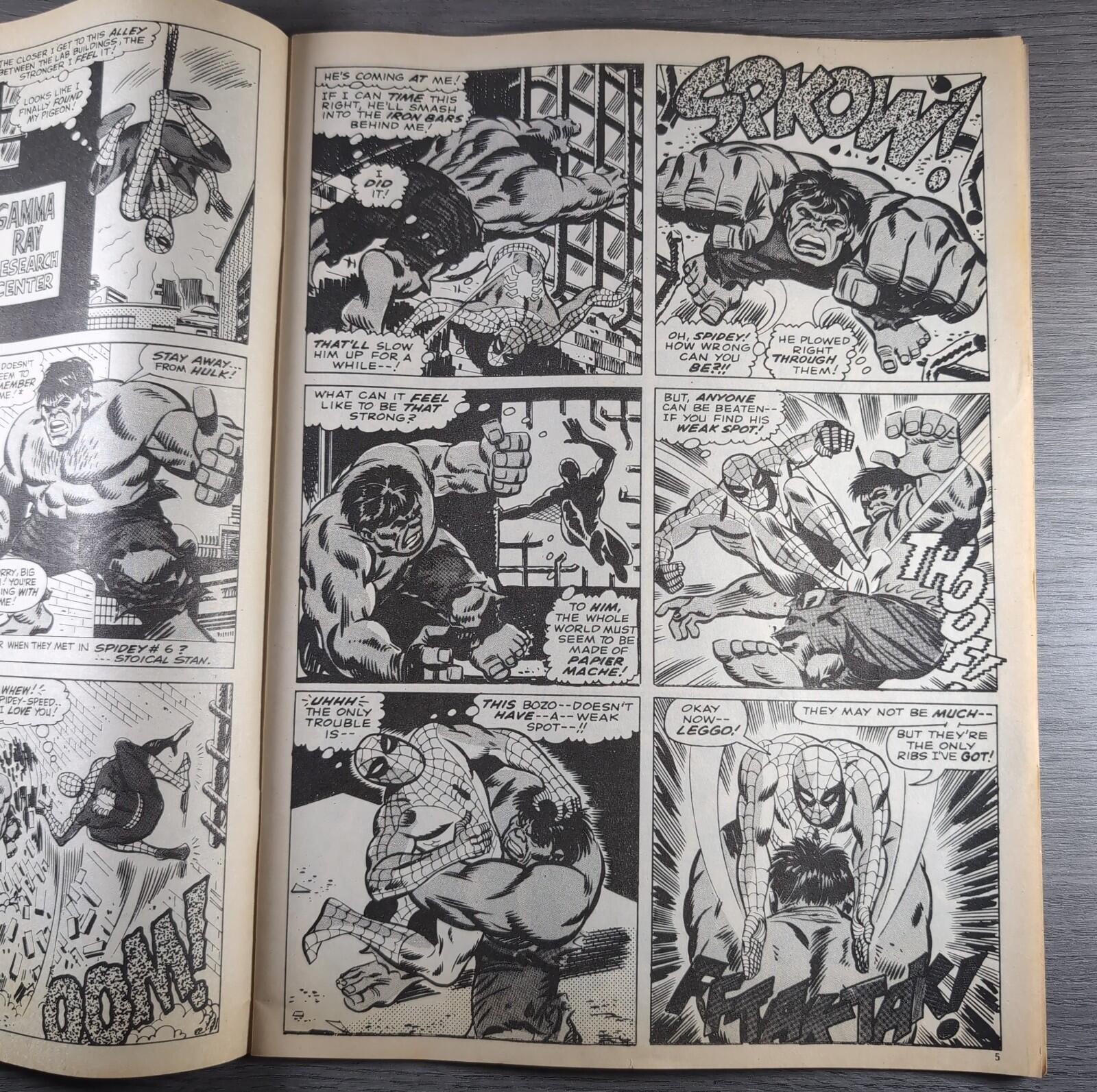 Spider-Man Comics Weekly No 76 Marvel Comics UK 27th July 1974 Vintage Comic