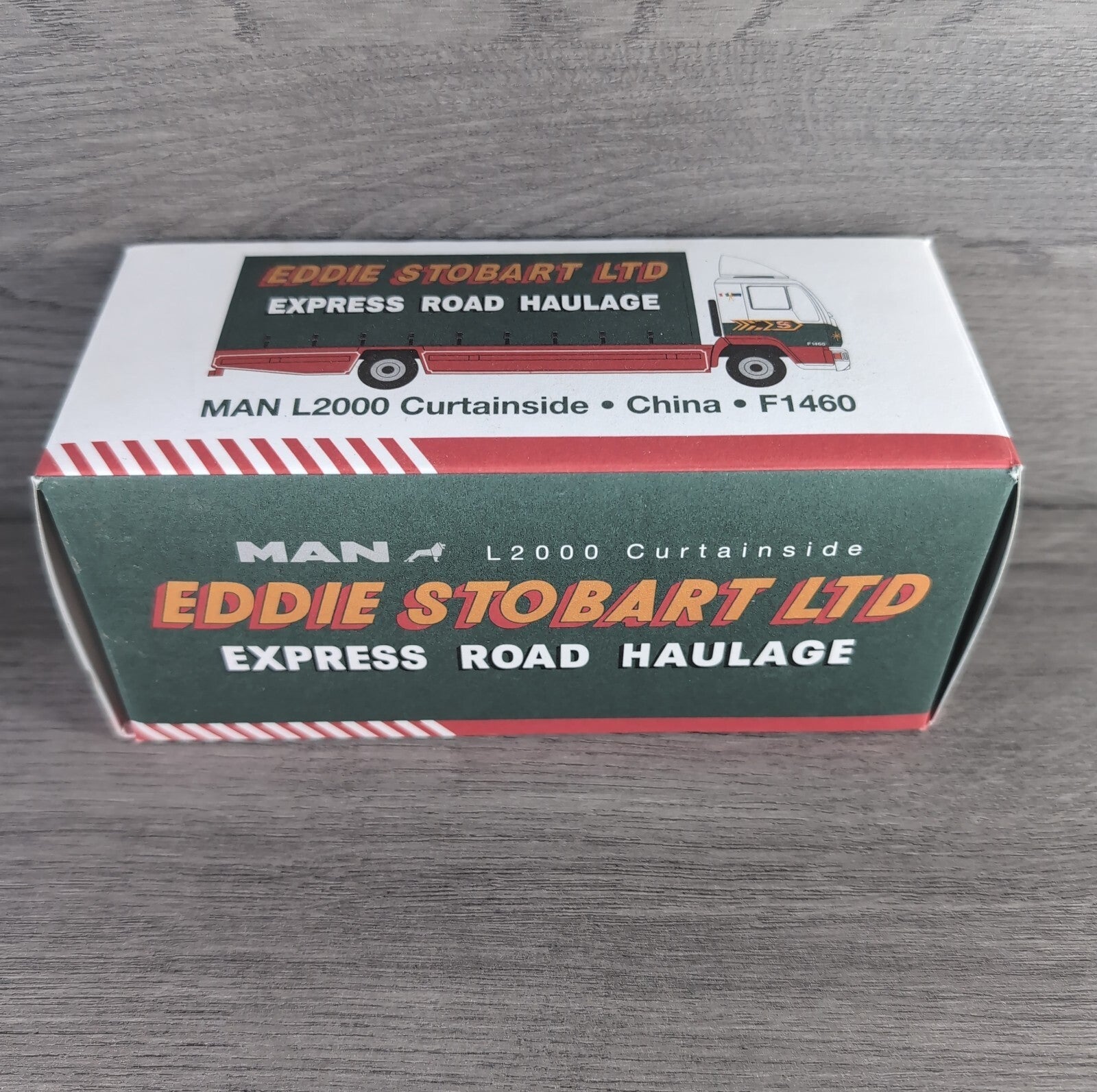 Atlas Editions Eddie Stobart Man L2000 Box Van Valarie Ann F1459 Die-Cast Model
