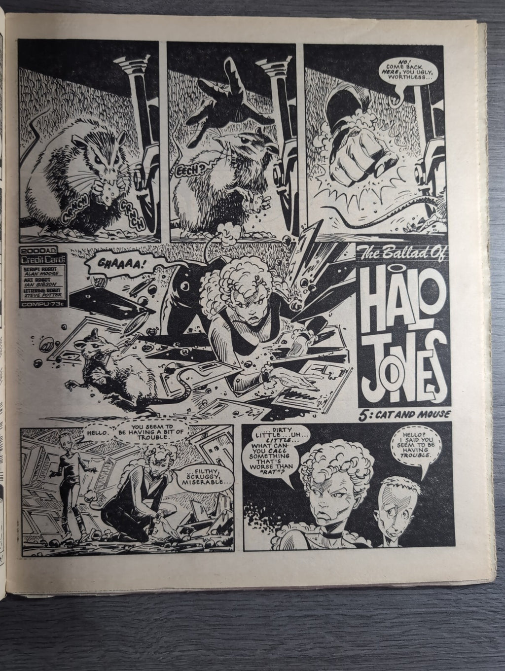 2000AD Prog 410 Featuring Judge Dread Comic 23rd Marc 1985 Vintage Retro Comic