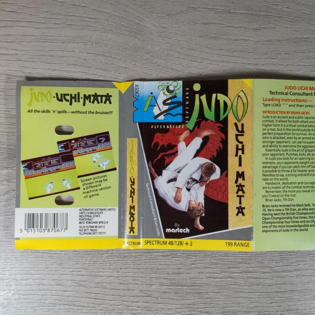 Judo Uchi Matta ZX Spectrum 48K 128K Game Cassette Tested & Working