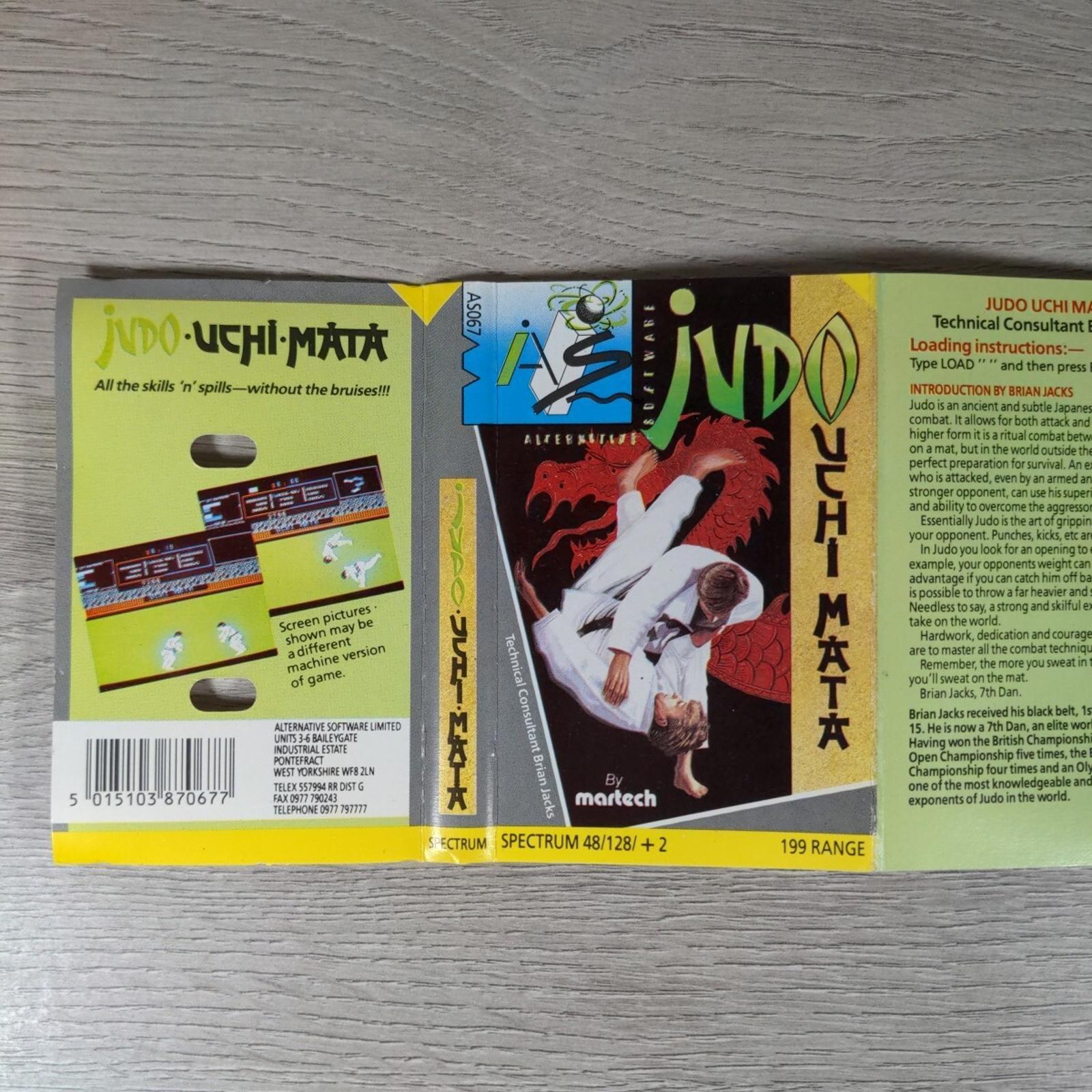 Judo Uchi Matta ZX Spectrum 48K 128K Game Cassette Tested & Working - Retrorama UK