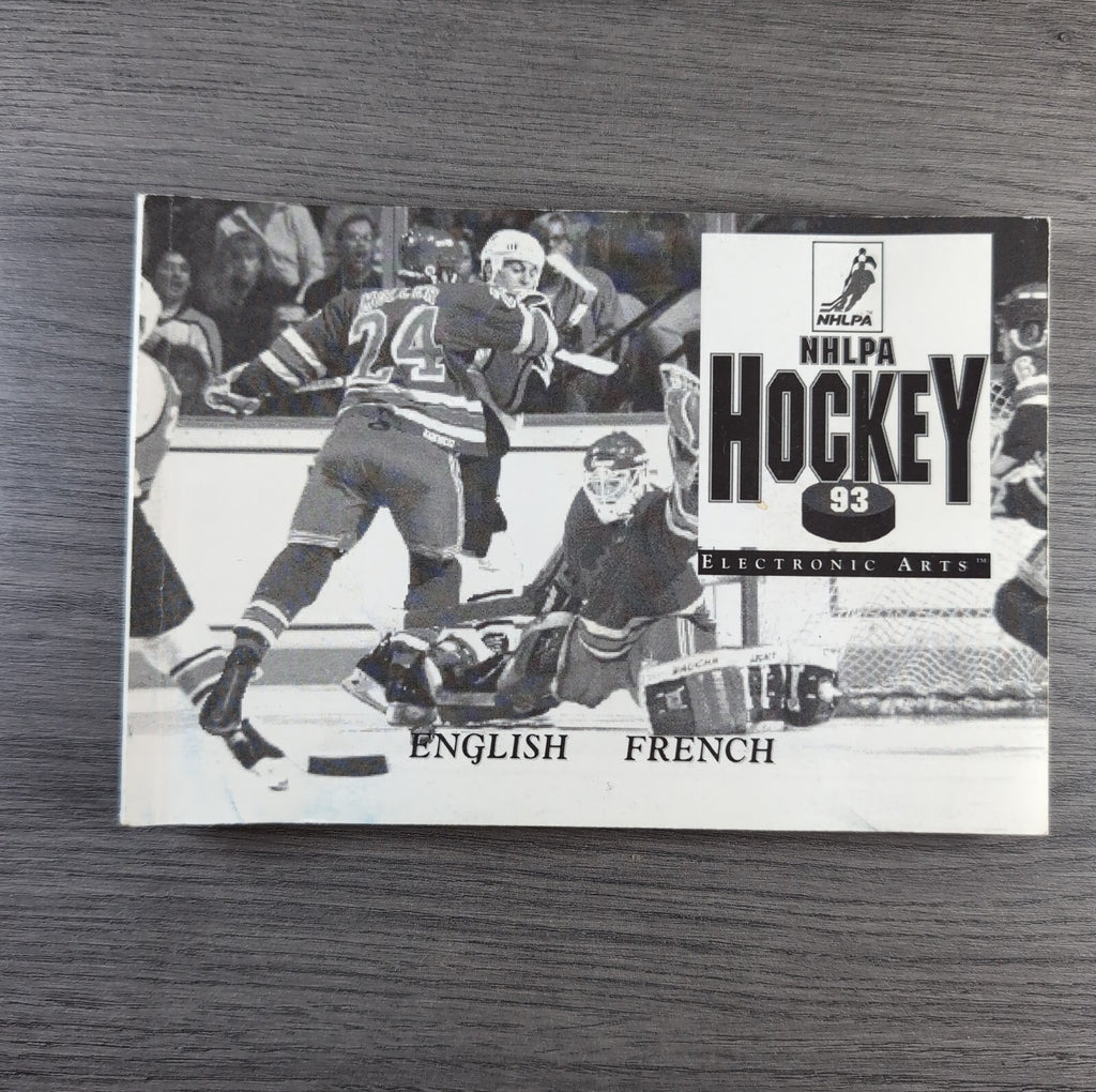 NHLPA Hockey 93 Sega Mega Drive Game Tested & Working UK Pal Region CIB