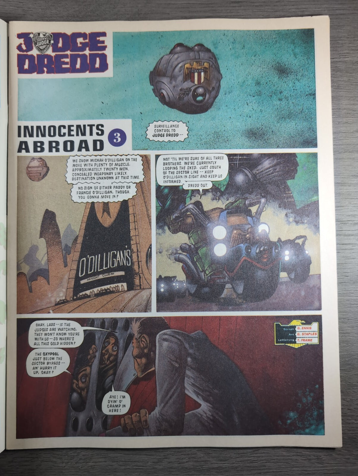 2000AD Prog 806 Featuring Judge Dredd Comic 24th Oct 1992 Vintage Retro Comic
