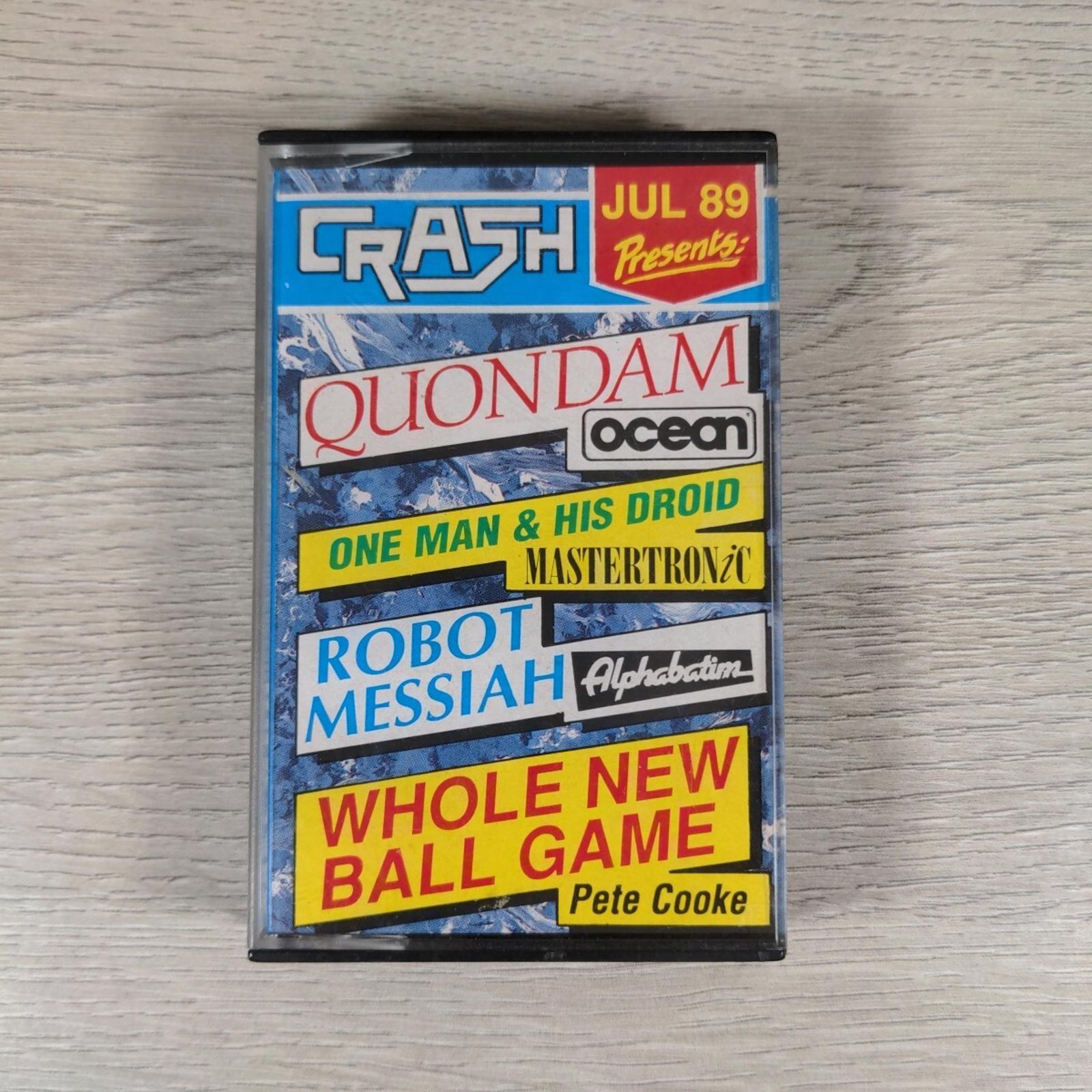 Crash Presents July 1989 ZX Spectrum 48K 128K  Game Cassette Tested & Working