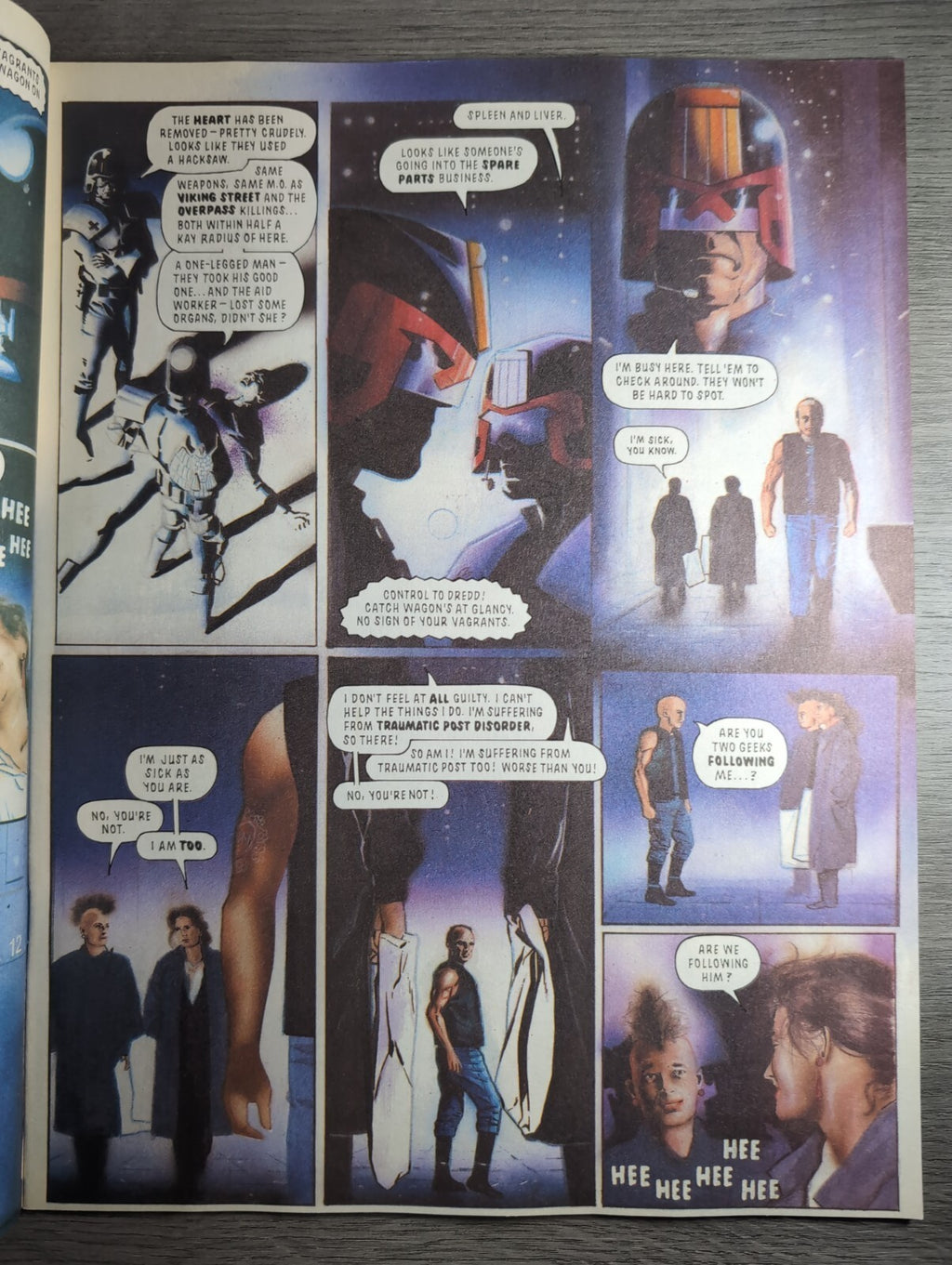 2000AD Prog 717 Featuring Judge Dredd Comic 9th Feb 1991 Vintage Retro Comic