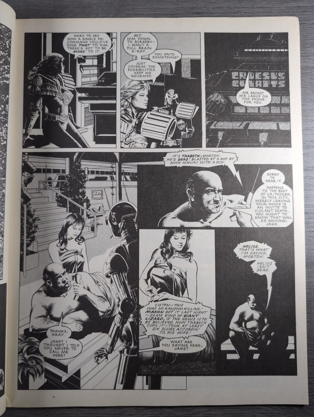 2000AD Prog 617 Featuring Judge Dread Comic 11th March 1989 Vintage Retro Comic