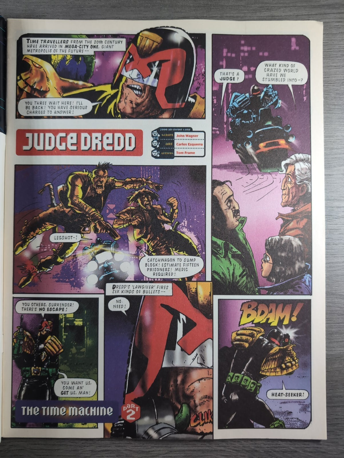 2000AD Prog 890 Featuring Judge Dredd Comic 3rd June 1994 Vintage Retro Comic