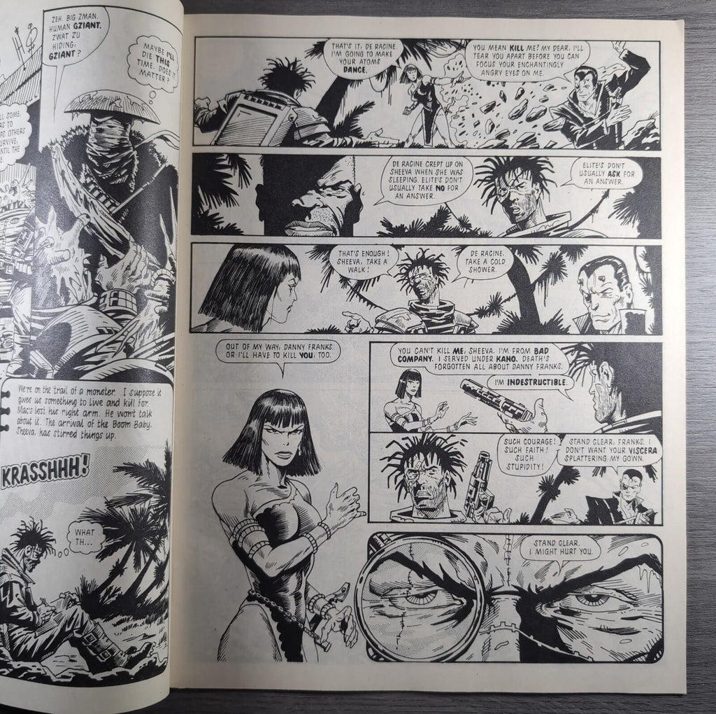 2000AD Prog 553 Featuring Judge Dredd 19th December 1987 Vintage Comic
