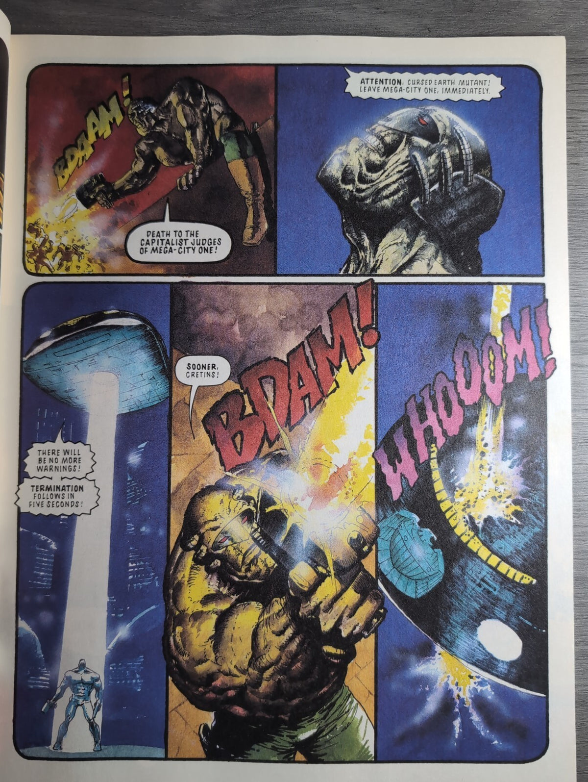2000AD Prog 869 Featuring Judge Dredd Comic 8th Jan 1994 Vintage Retro Comic