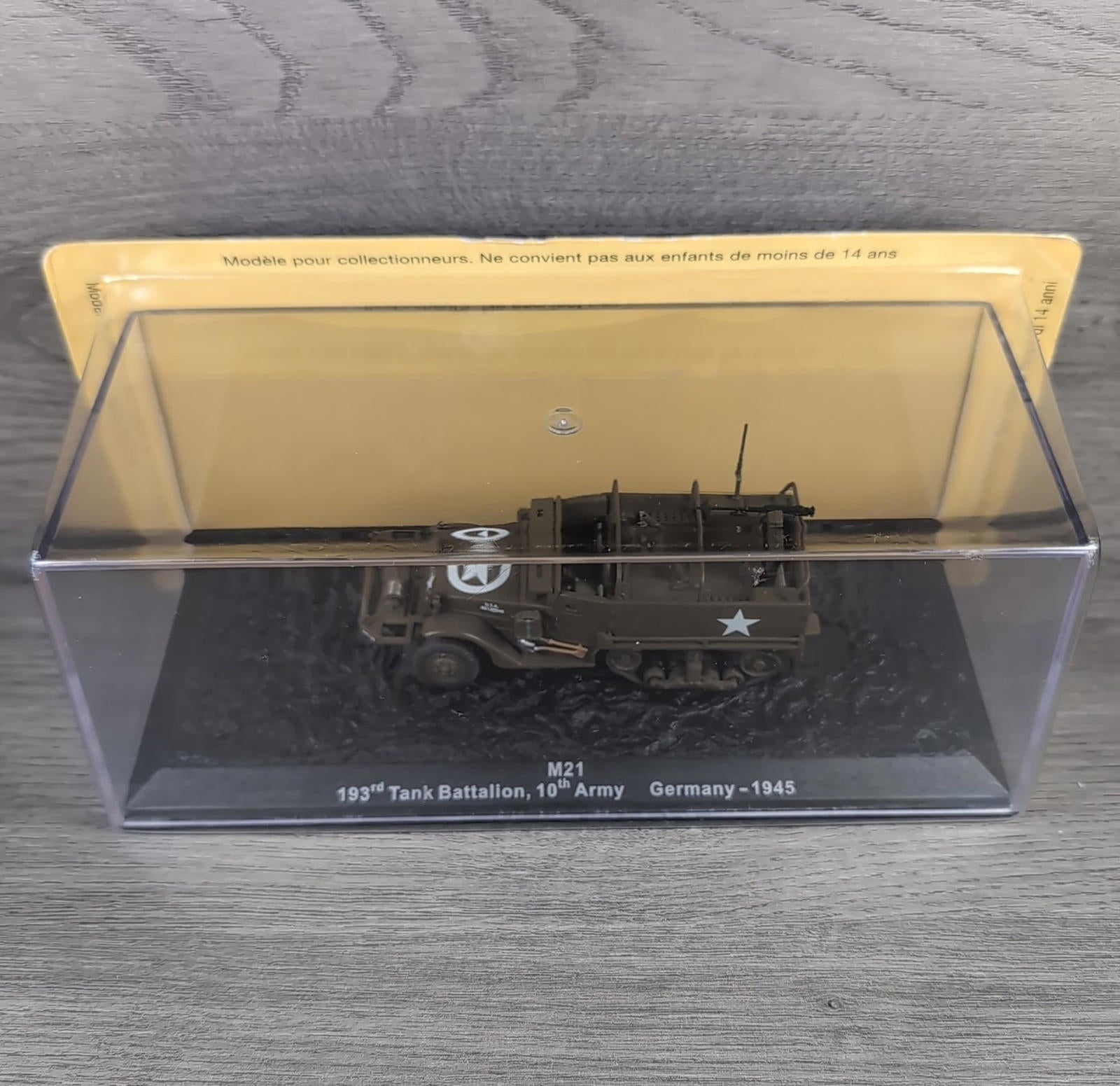 DeAgostini  M21 193rd Battalion 10th Army Germany 1945 1:72 Scale Diecast Model