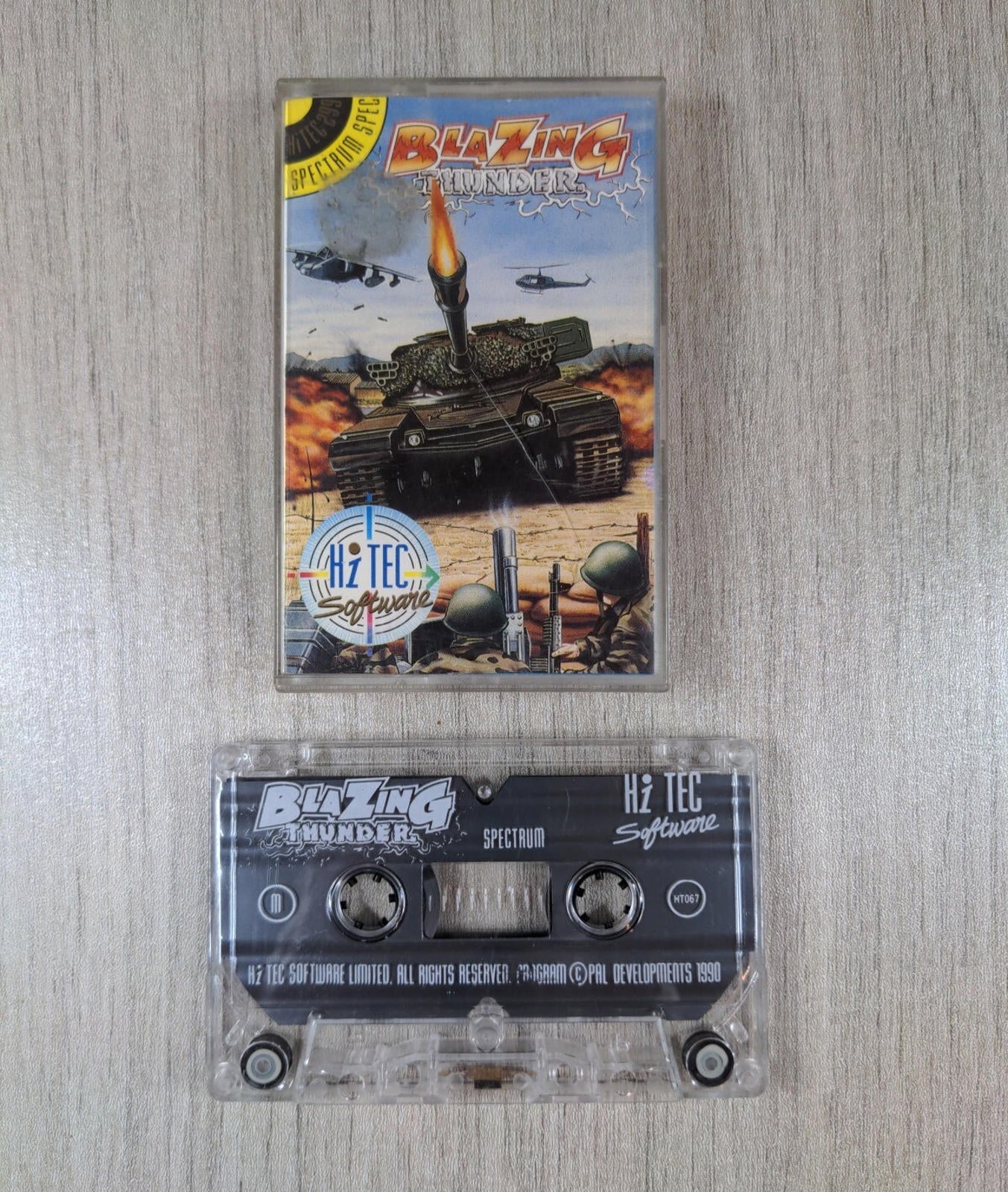 Blazing Thunder ZX Spectrum 48K Game Cassette Tested & Working