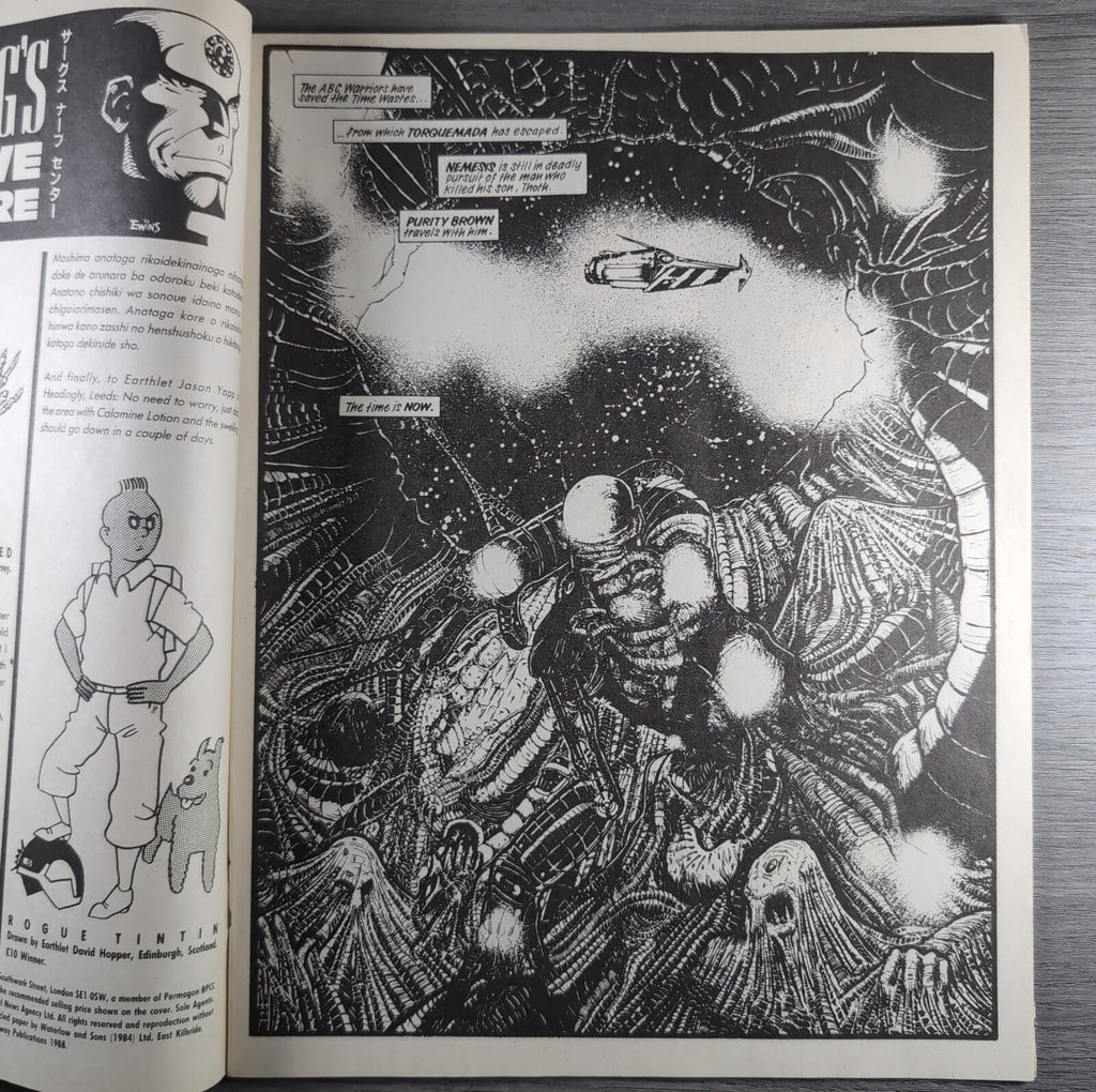 2000AD Prog 586 Featuring Judge Dredd 6th August 1988 Vintage Comic