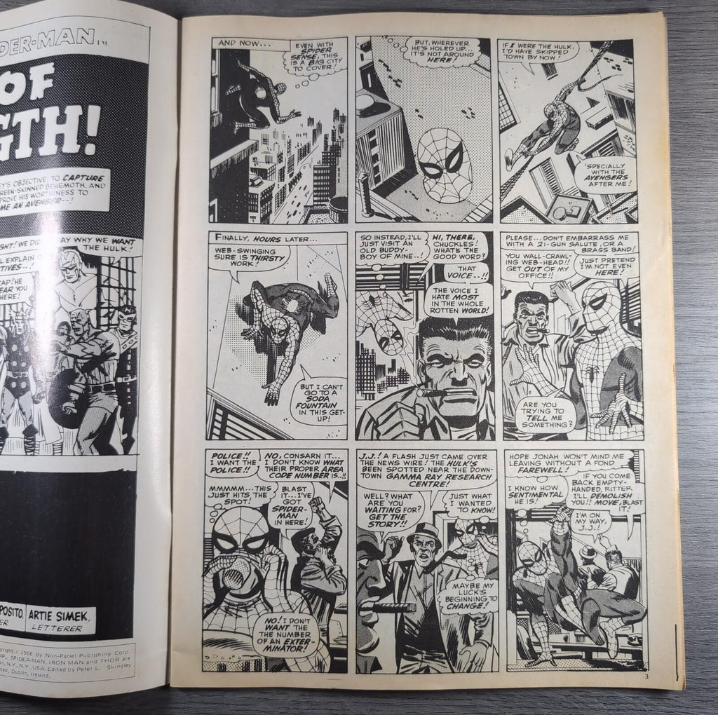 Spider-Man Comics Weekly No 76 Marvel Comics UK 27th July 1974 Vintage Comic