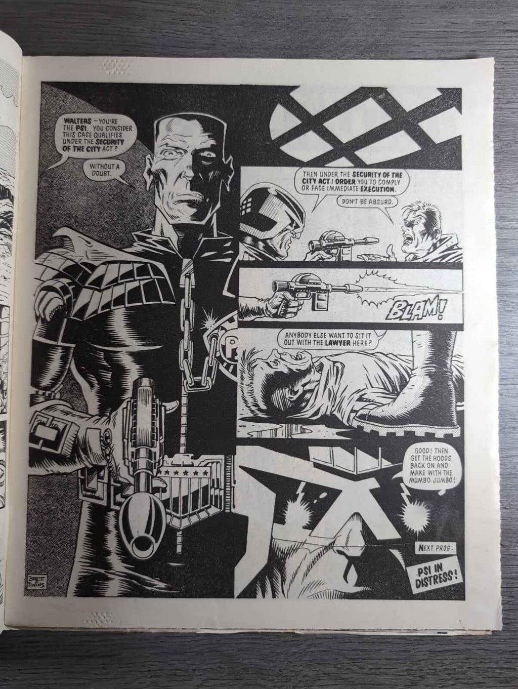 2000AD Prog 477 Featuring Juddge Dread Comic Date 5th July 1986 Vintage Comics