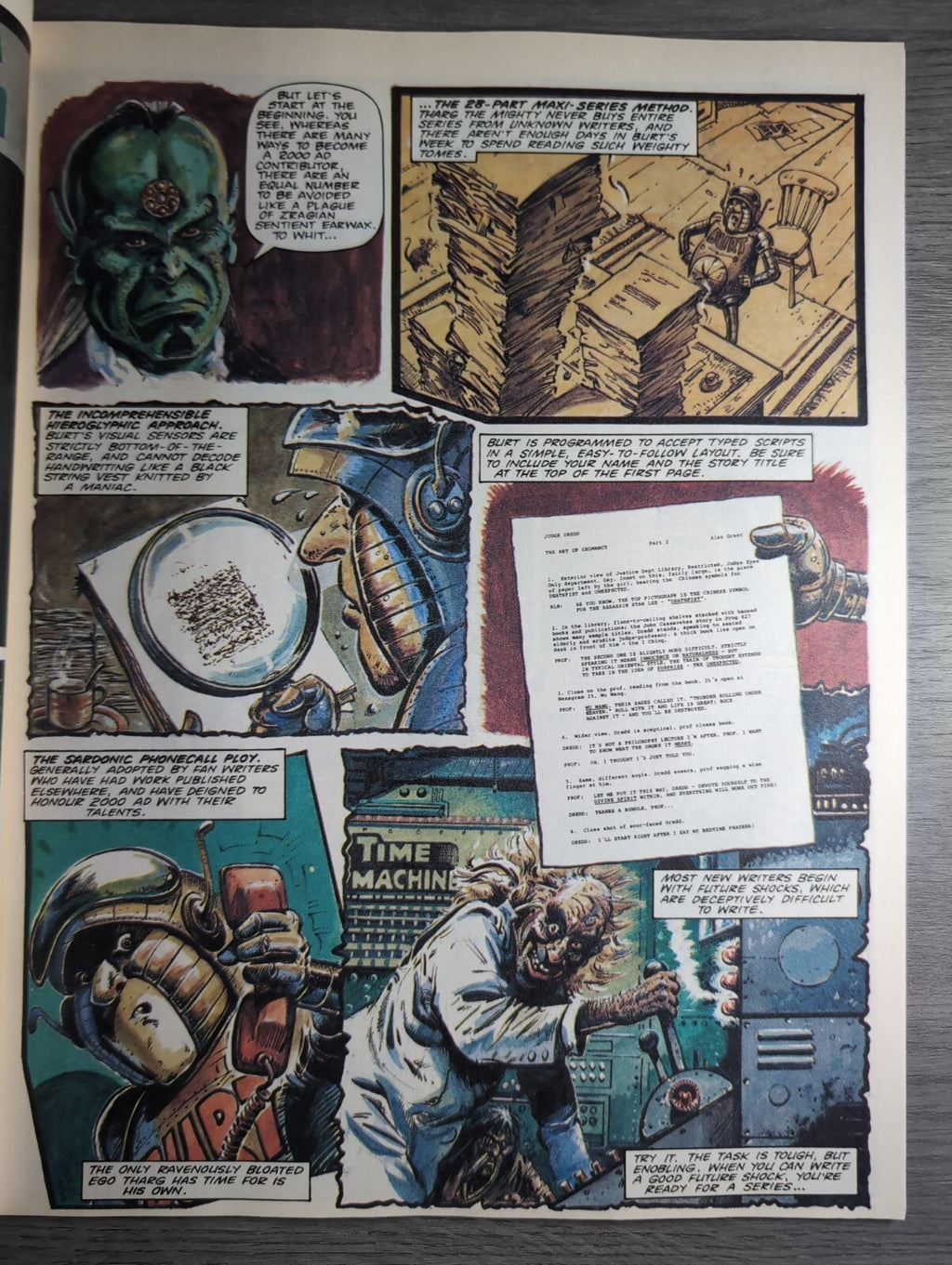 2000AD Prog 823 Featuring Judge Dredd Comic 20th Feb 1993 Vintage Retro Comic