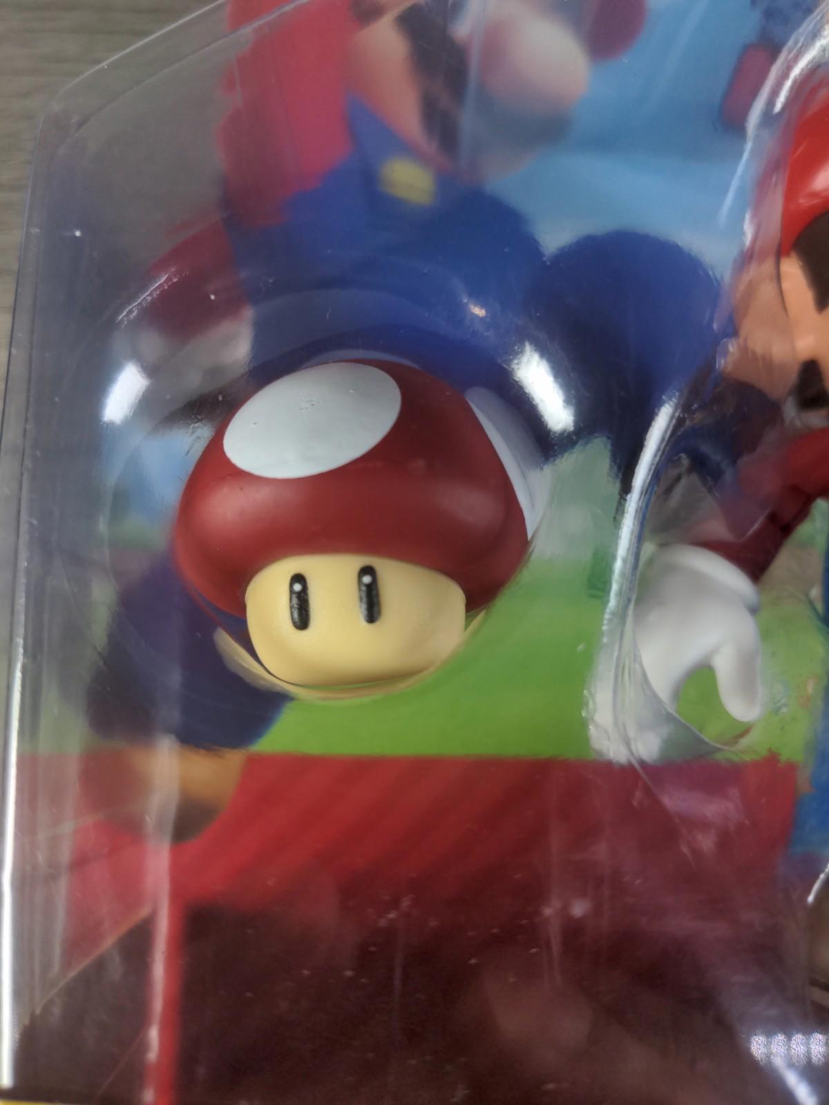 Super Mario With Super Mushroom Action Figure Jakks Pacific Factory Sealed Pack
