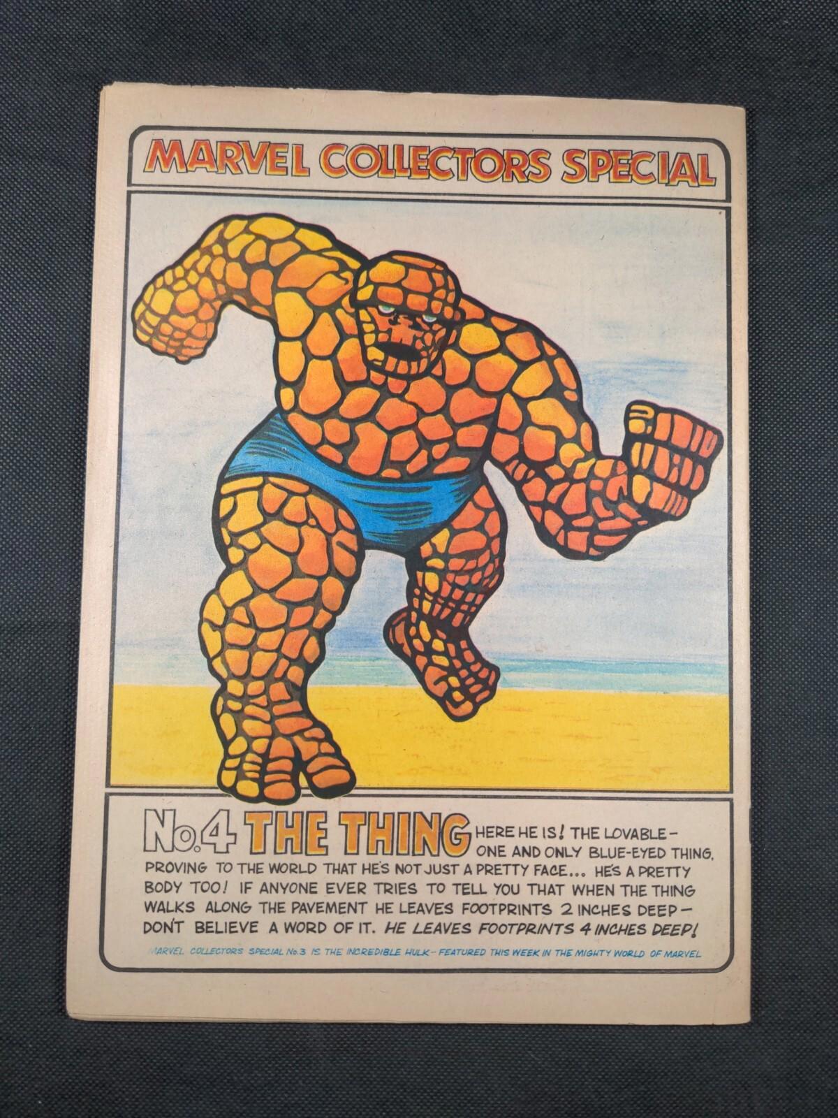 Mighty World of Marvel Issue No 37 June 1973  Vintage Marvel UK Comic - Retrorama UK