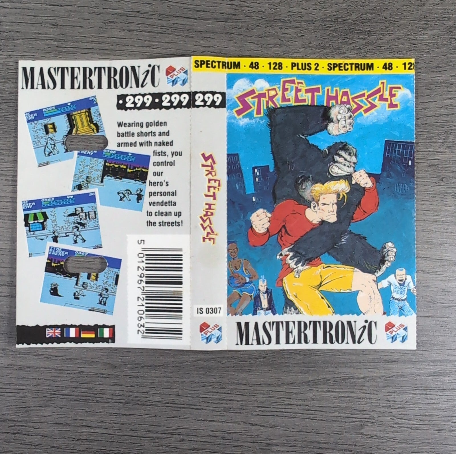 Street Hassle ZX Spectrum 48/128K Game Cassette Mastertronic Tested & Working