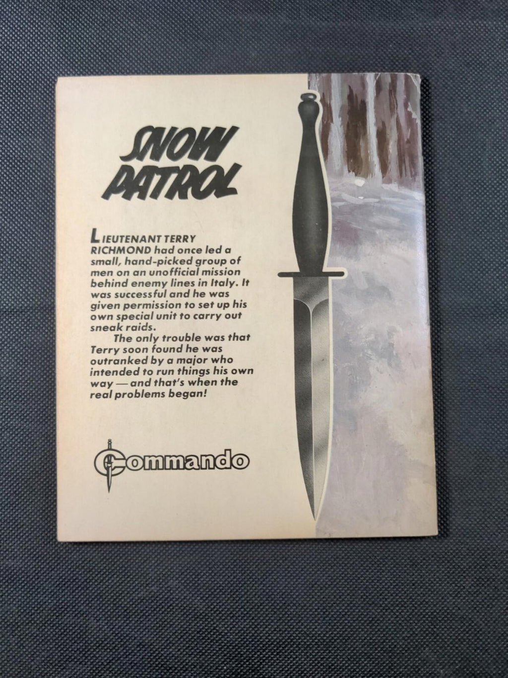 Commando Comic Issue Number 1418 Snow Patrol - Retrorama UK