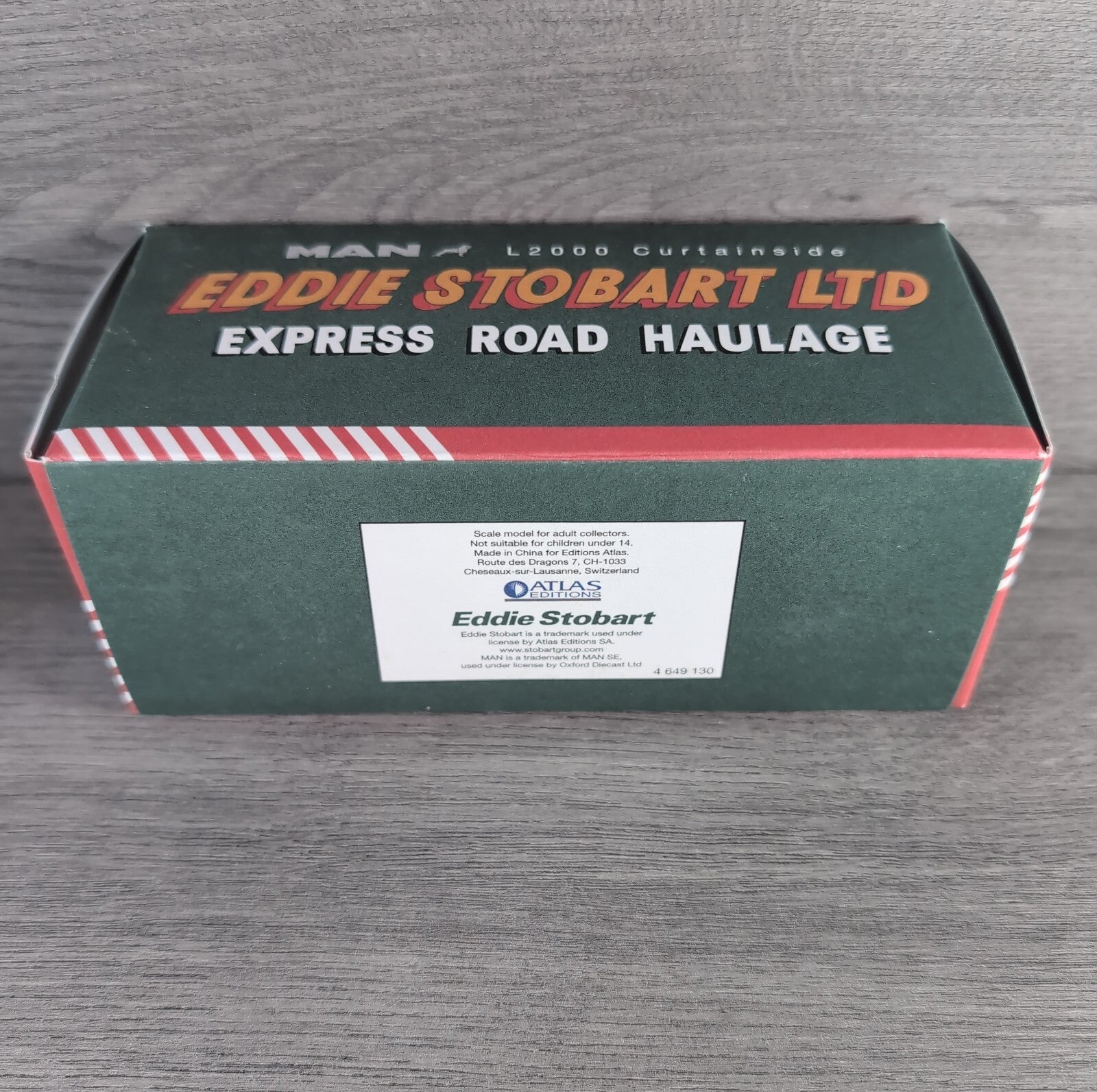 Atlas Editions Eddie Stobart Man L2000 Box Van Valarie Ann F1459 Die-Cast Model