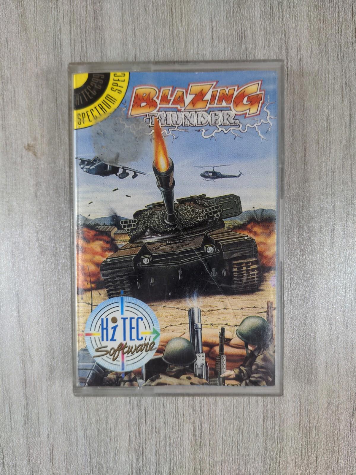 Blazing Thunder ZX Spectrum 48K Game Cassette Tested & Working