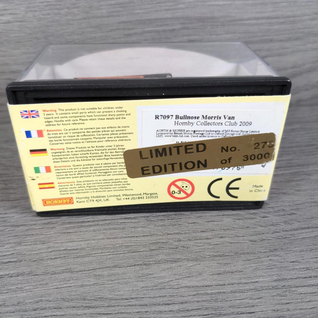 Hornby Limited Edition Skale Autos R7097 Bullnose Morris Van Die-Cast Model 1:76
