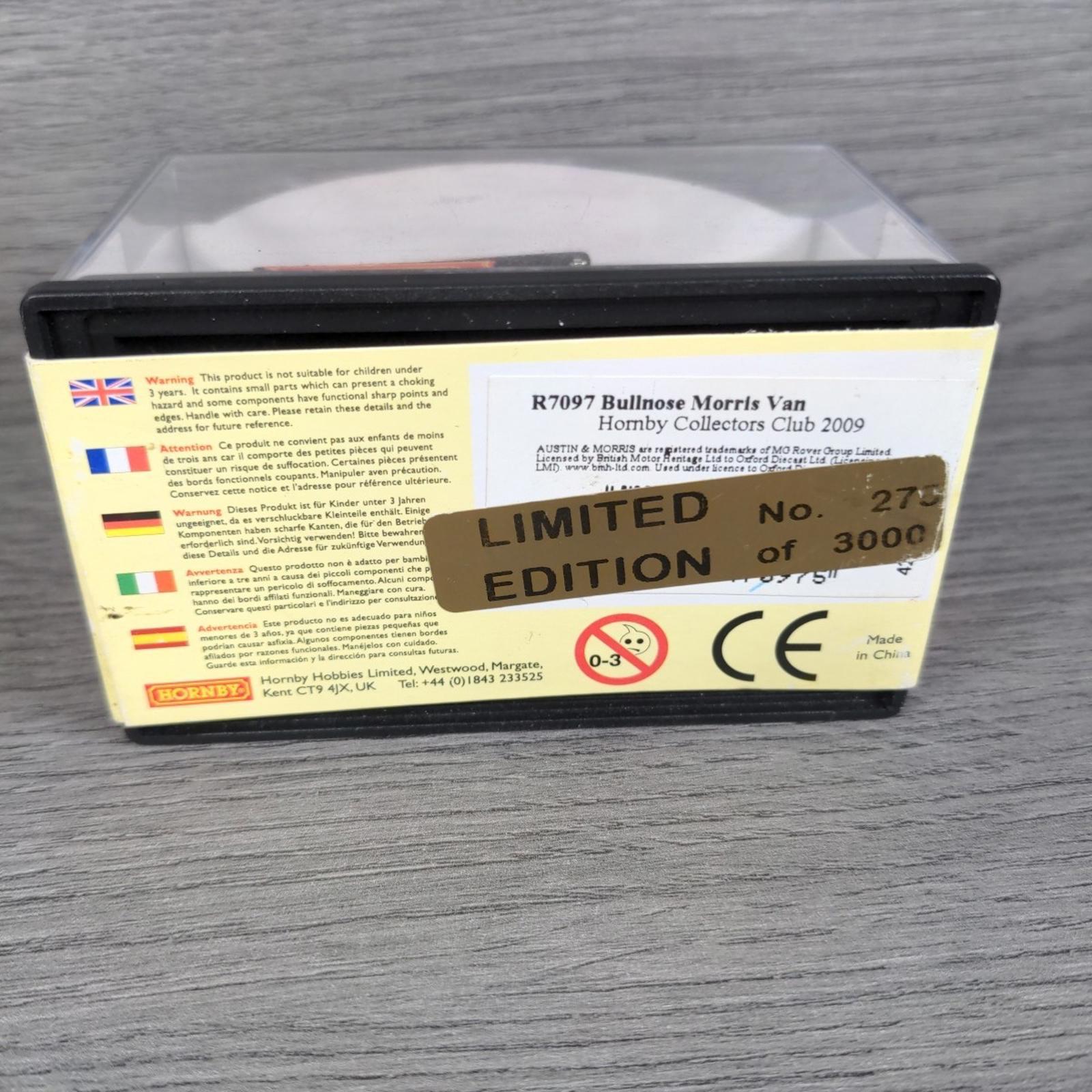 Hornby Limited Edition Skale Autos R7097 Bullnose Morris Van Die-Cast Model 1:76