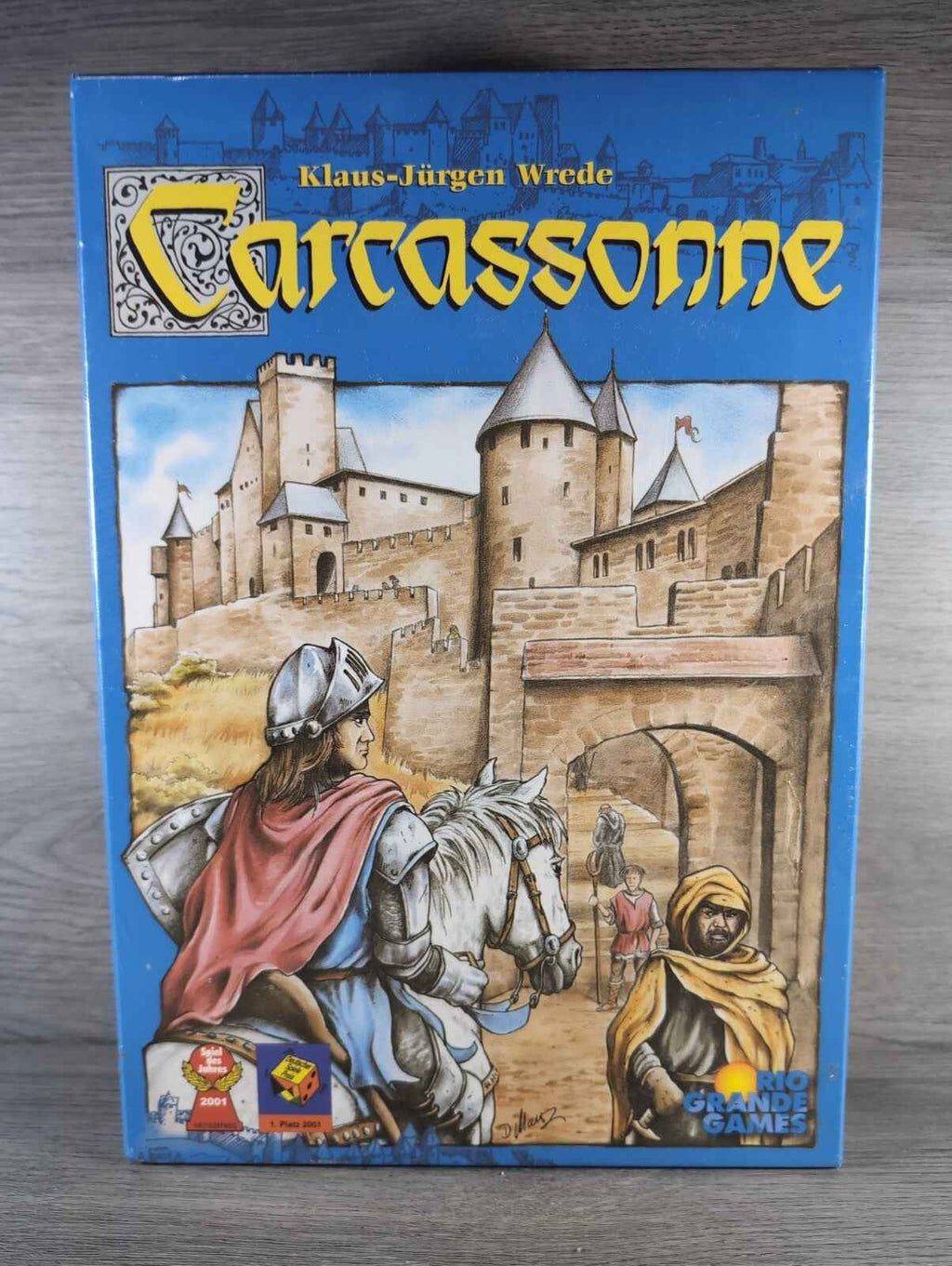 Carrassonne Medieval Board Game Rio Grande Games 2000 New & Sealed