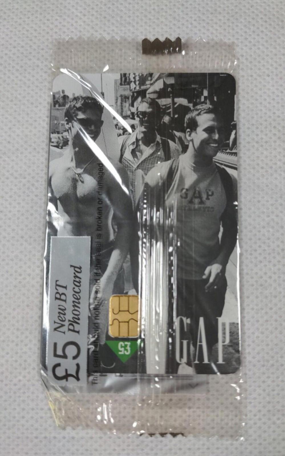 BT Phone Card GAP Store £5 Unused Vintage Chip Phonecard Unopened Sealed