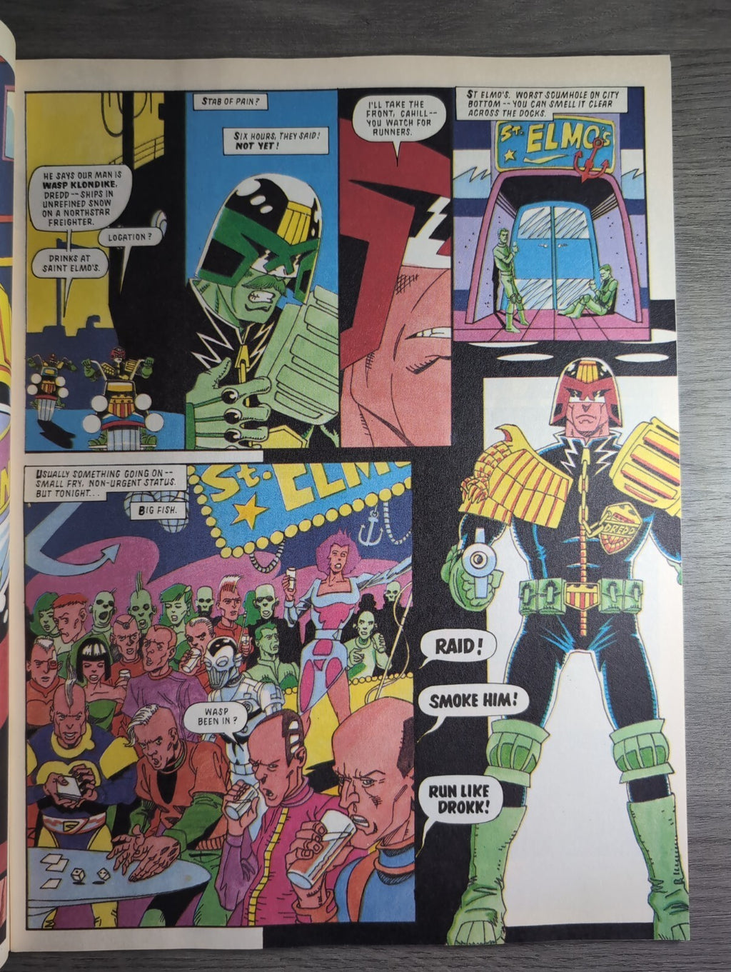 2000AD Prog 823 Featuring Judge Dredd Comic 20th Feb 1993 Vintage Retro Comic