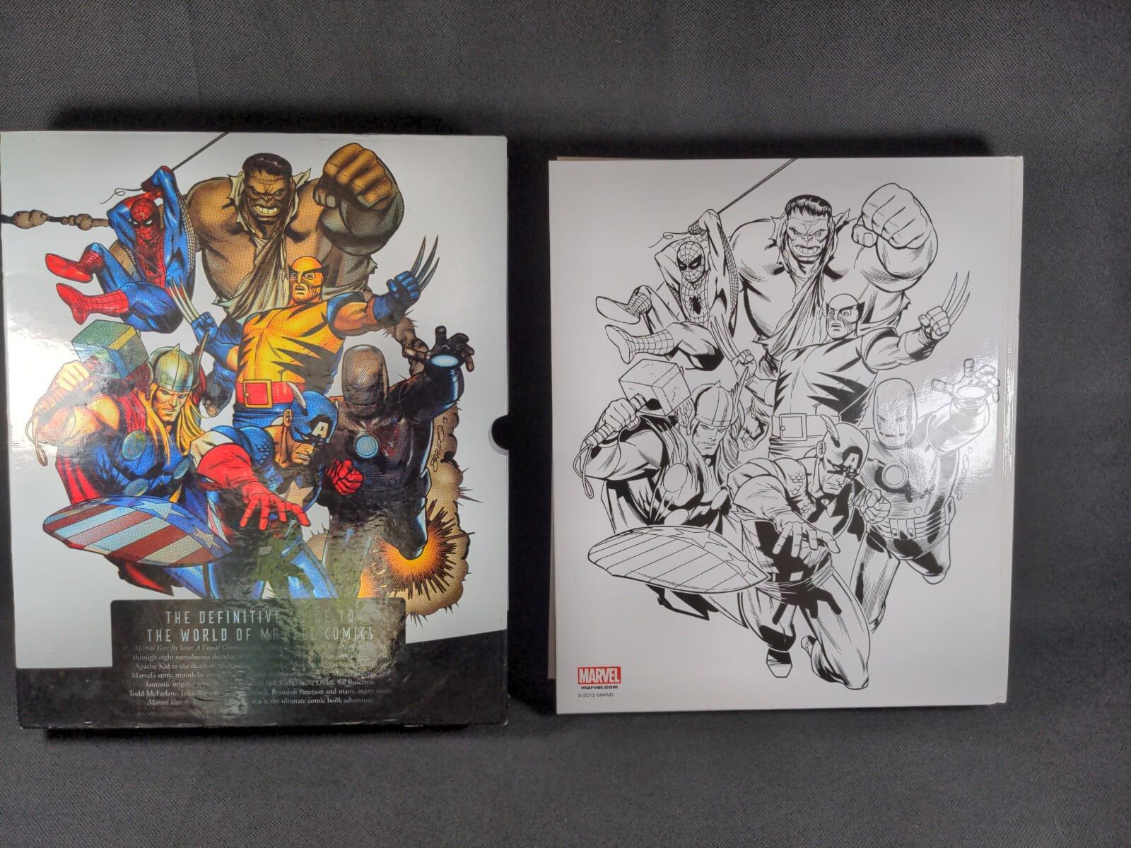 DK Marvel Year By Year A Visual Chronicle Illustrated Hardback Comic Book - Retrorama UK