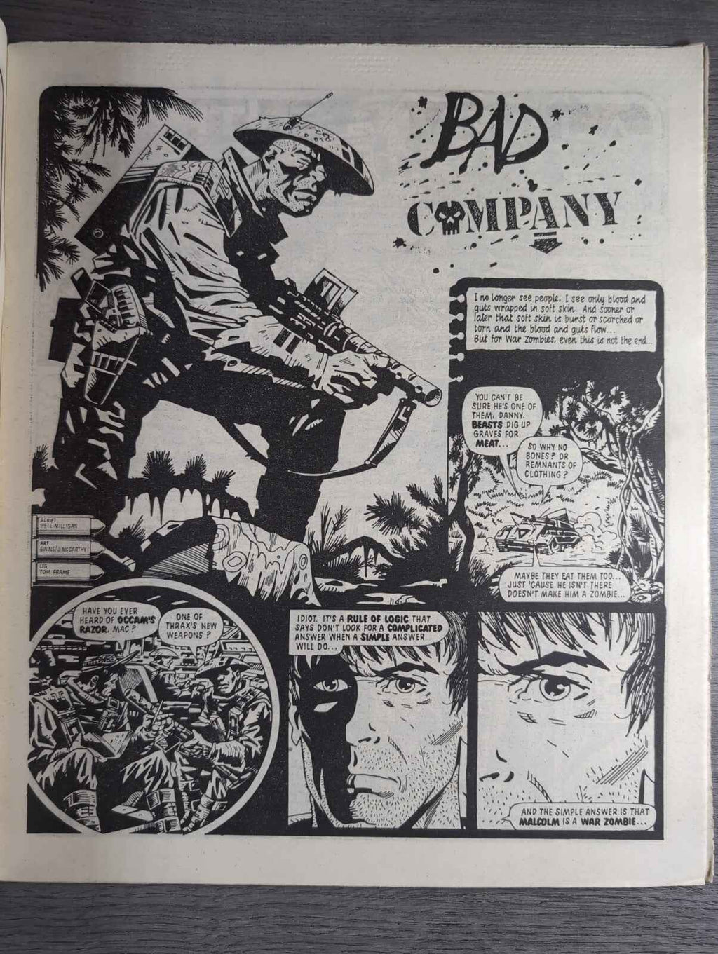 2000AD Prog 510  Featuring Judge Dread Comic 21st Feb 1987 Vintage Retro Comic