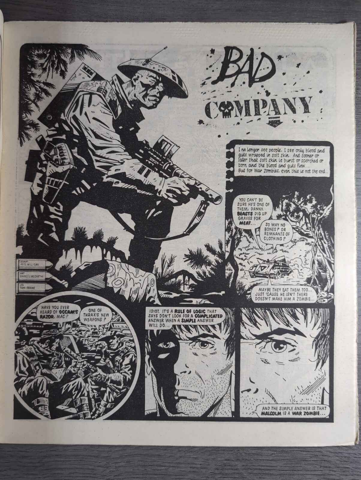 2000AD Prog 510  Featuring Judge Dread Comic 21st Feb 1987 Vintage Retro Comic