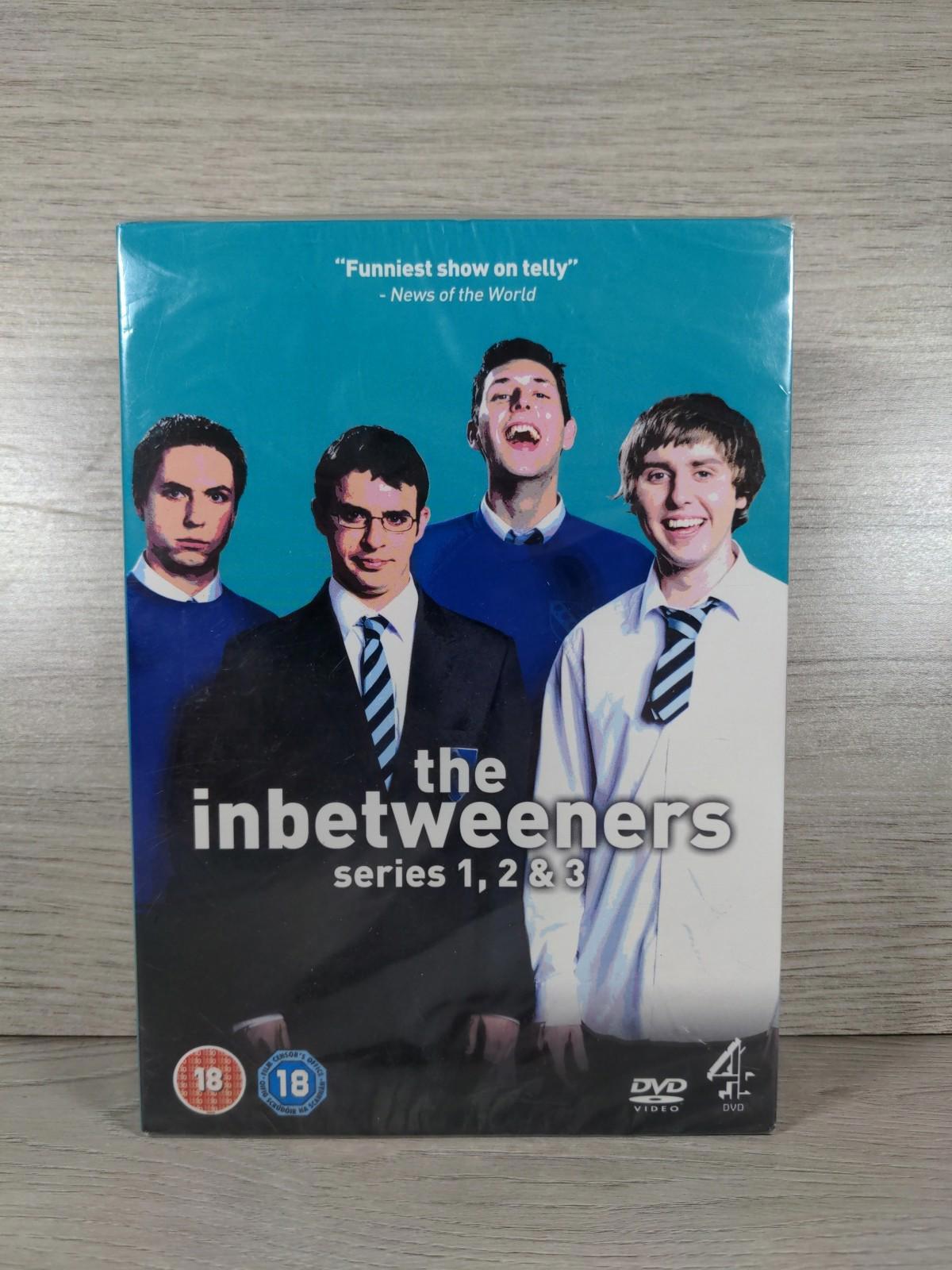 The Inbetweeners  Series 1, 2 & 3 Complete DVD 5 Disc Box Set New & Sealed