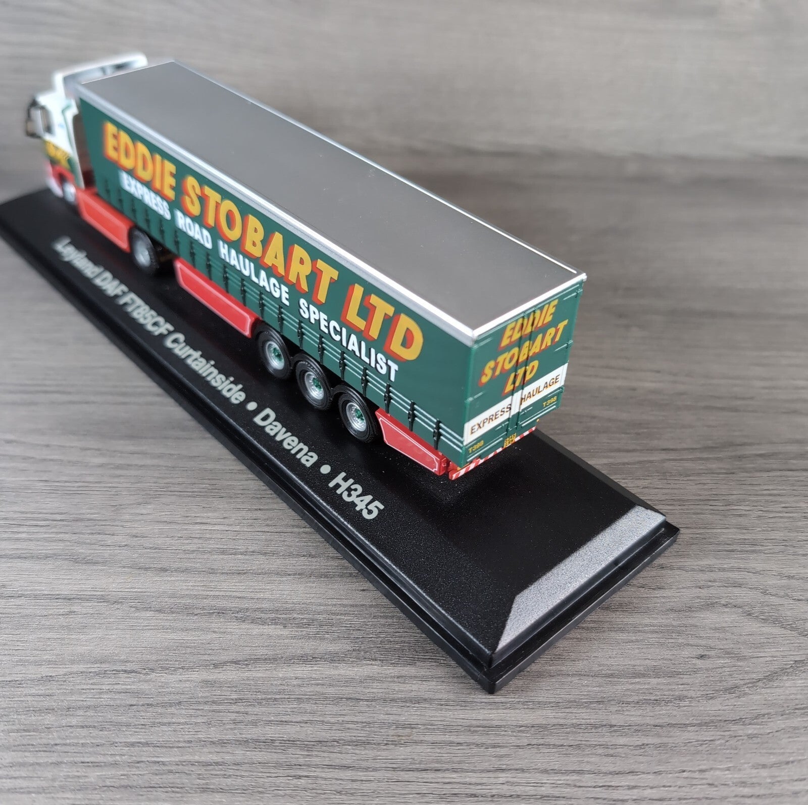 Atlas Editions Eddie Stobart Leyland DAF FT85CF Curtainside Davena H345 1:76
