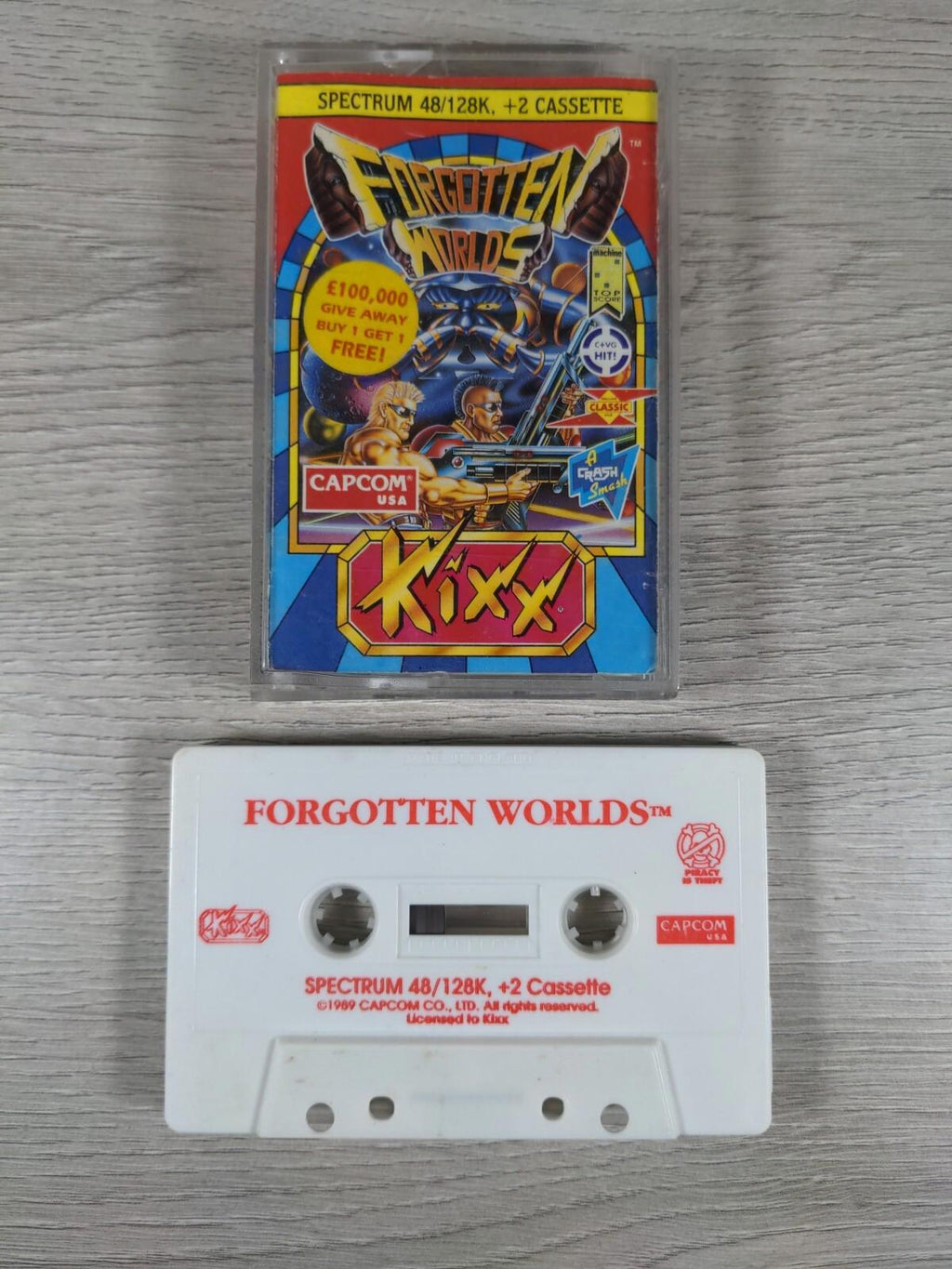 Forgotten Worlds ZX Spectrum 48K 128K Video Game Cassette Tested & Working