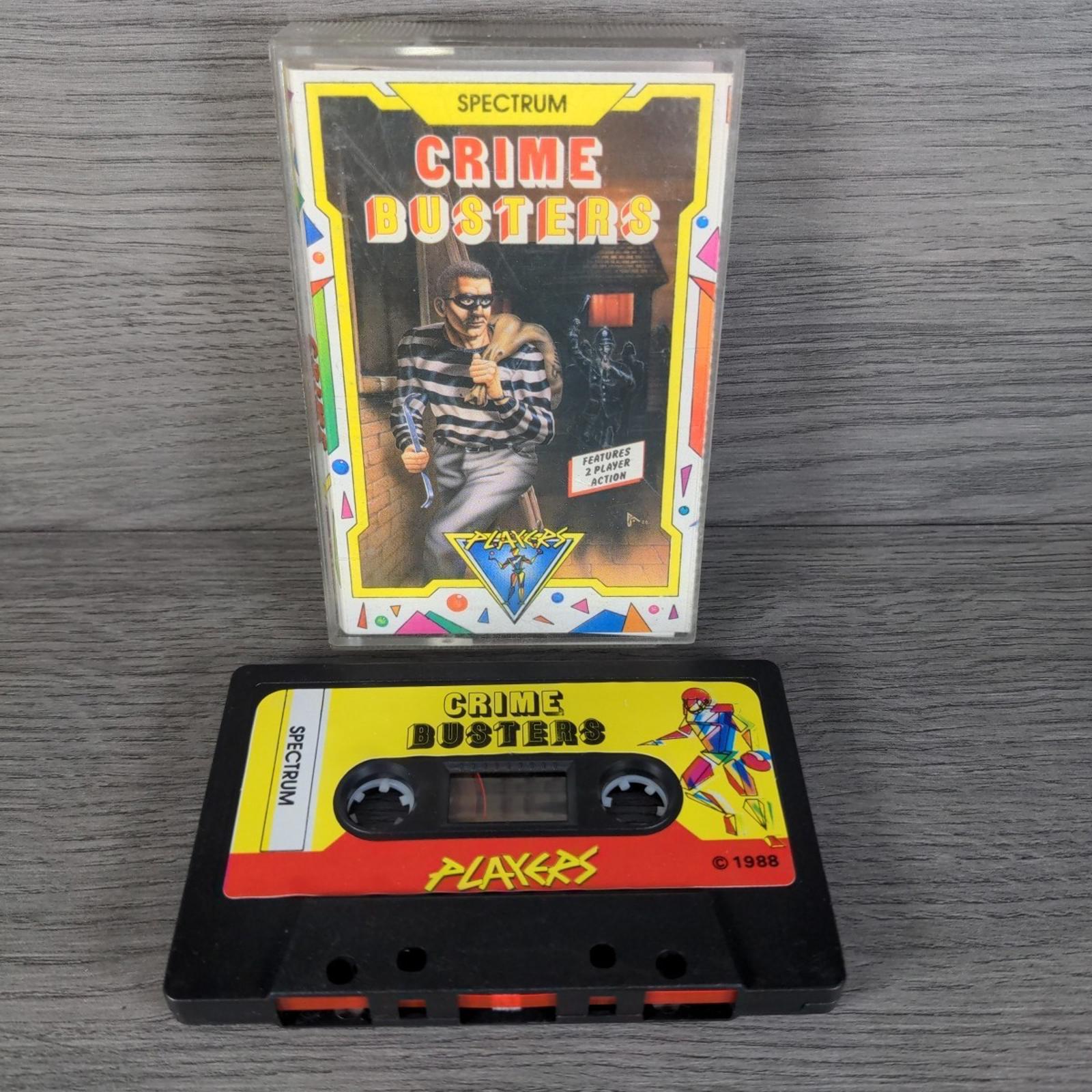Crime Busters ZX Spectrum 48/128K Game Cassette Players Tested & Working