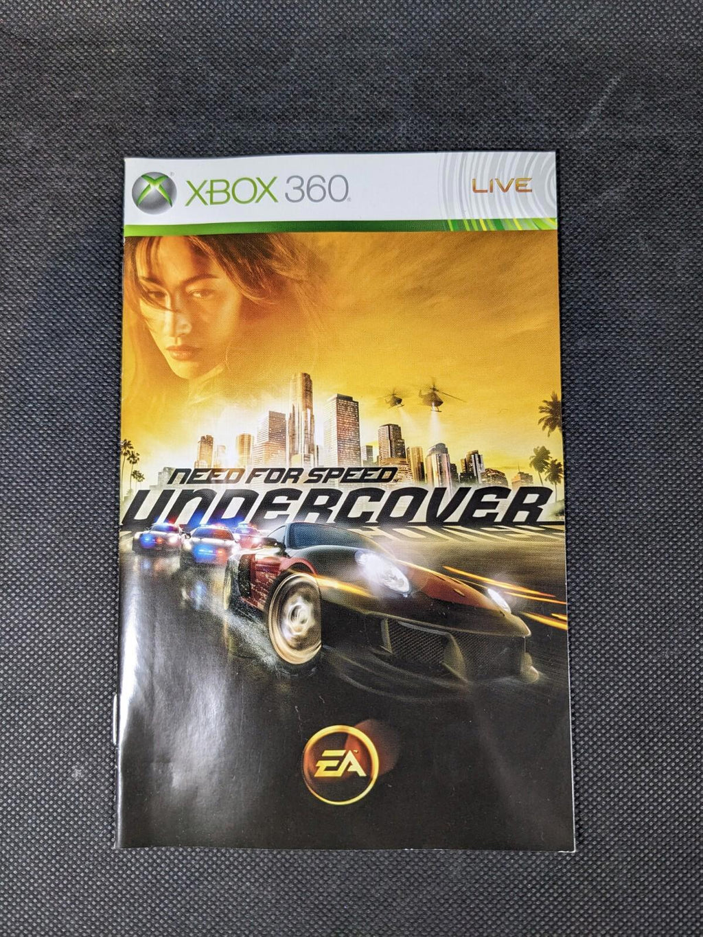 Need For Speed Undercover Xbox 360 Game & Manual
