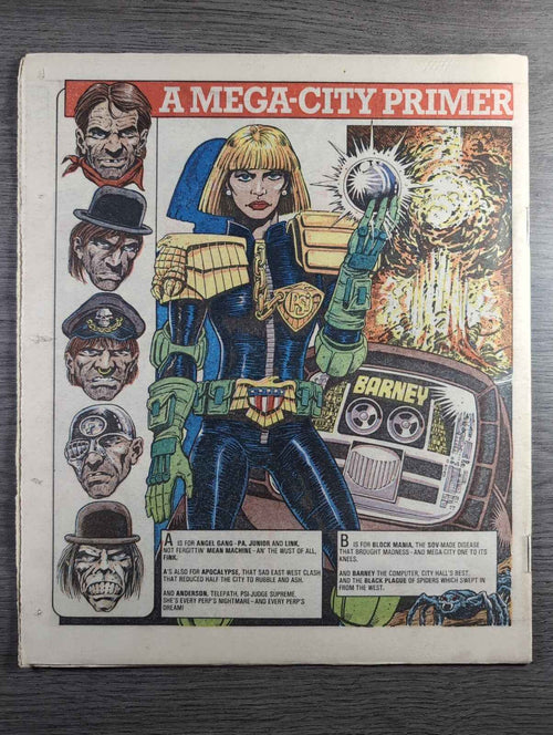 2000AD Prog 501 Featuring Judge Dread Comic 20th Dec 1986 Vintage Retro Comic