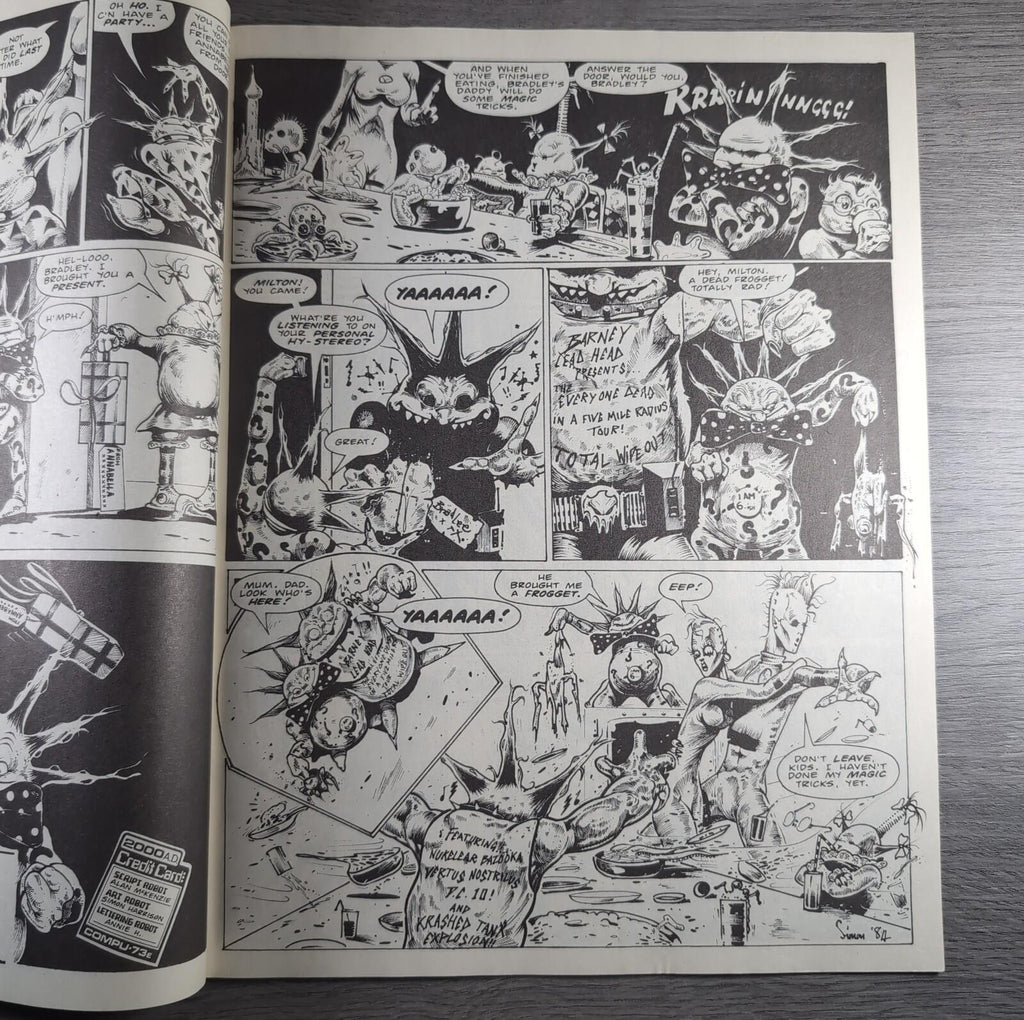 2000AD Prog 545 Featuring Judge Dredd 24th October 1987 Vintage Comic