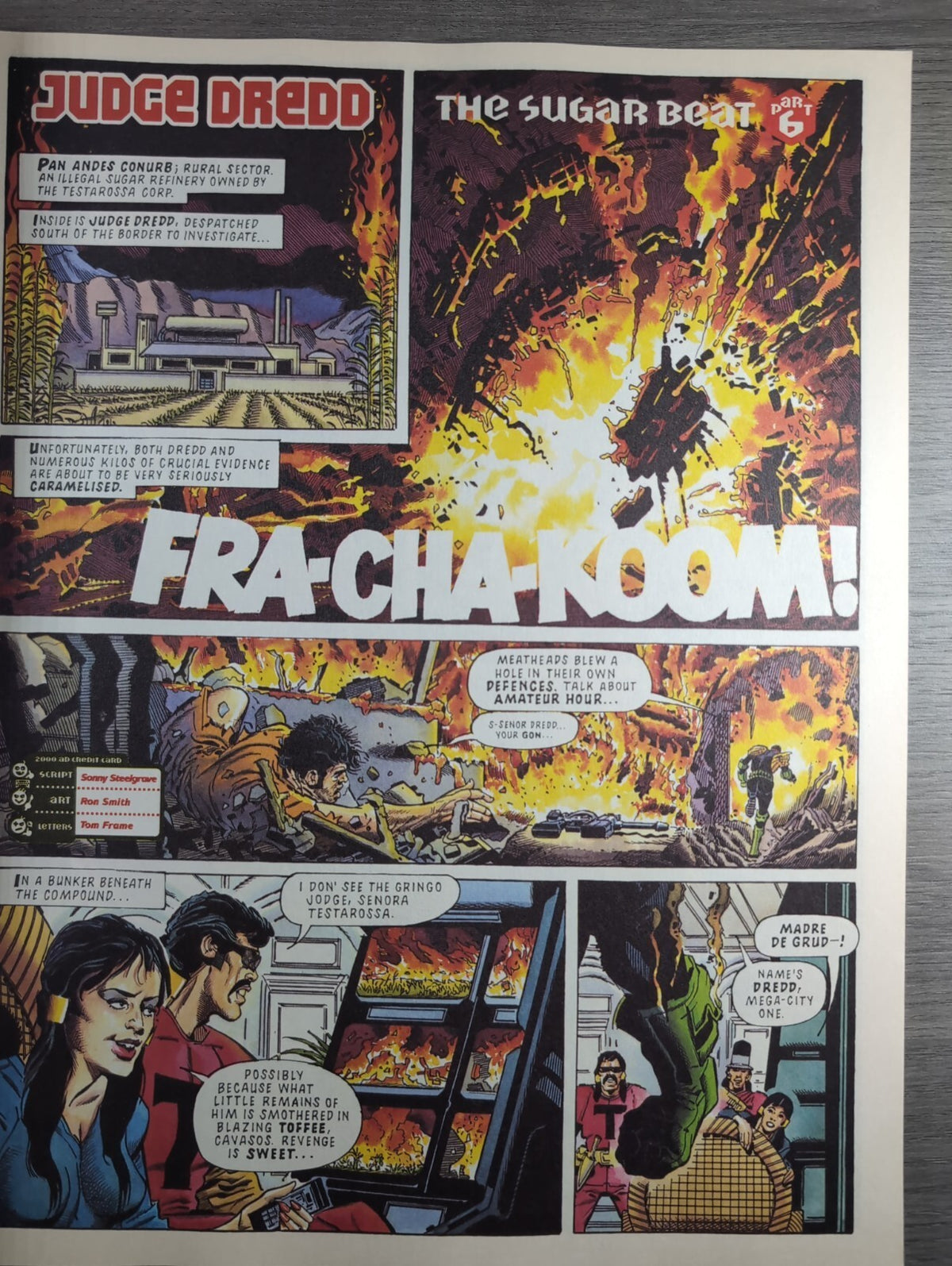 2000AD Prog 878 Featuring Judge Dredd Comic 11th March 1994 Vintage Retro Comic