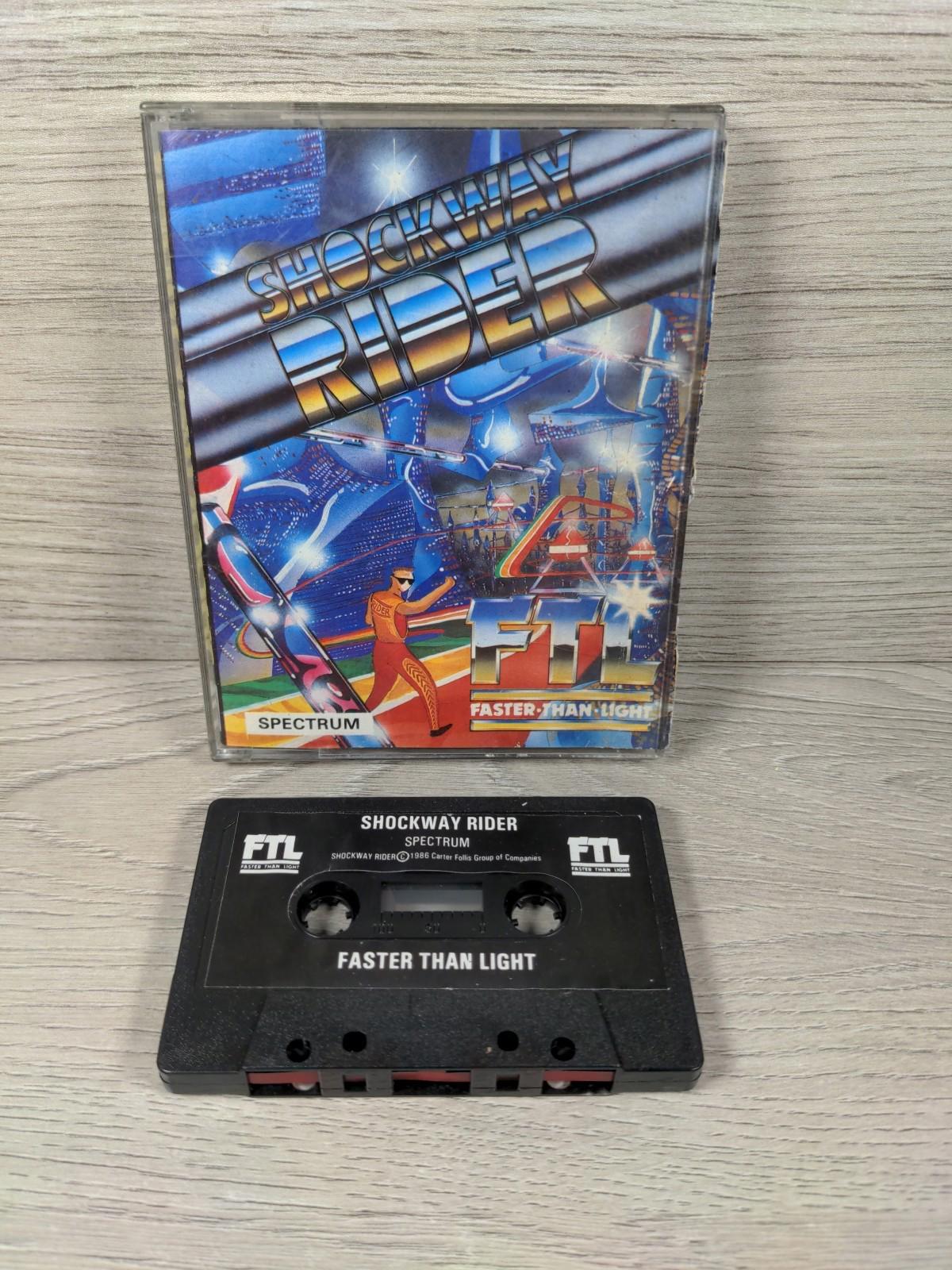 Shockway Rider FTL ZX Spectrum Game Cassette Tested & Working